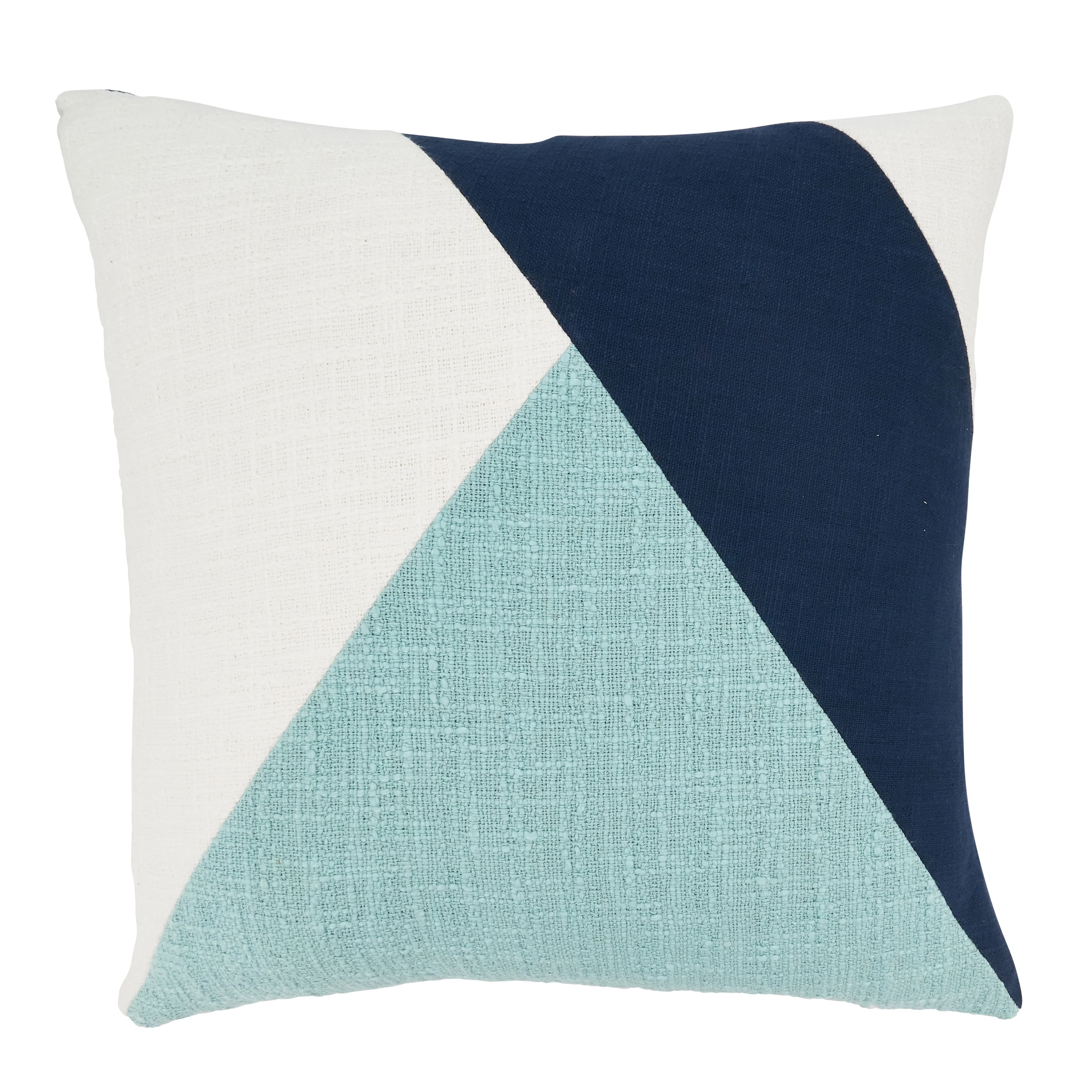 Geometric Color Burst Throw Pillow
