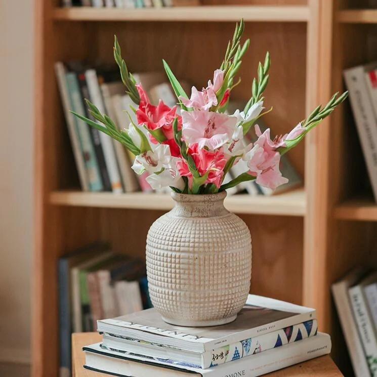 RusticReach Artificial Gladiolus Flower Stem