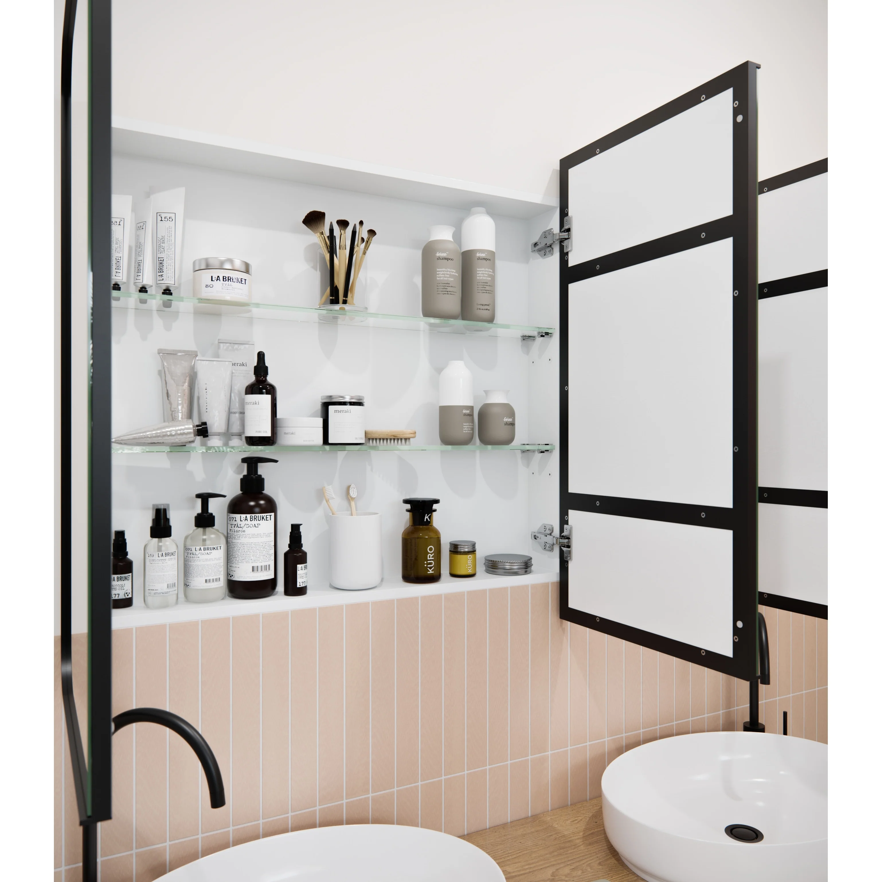 Stainless Steel Square Medicine Cabinet