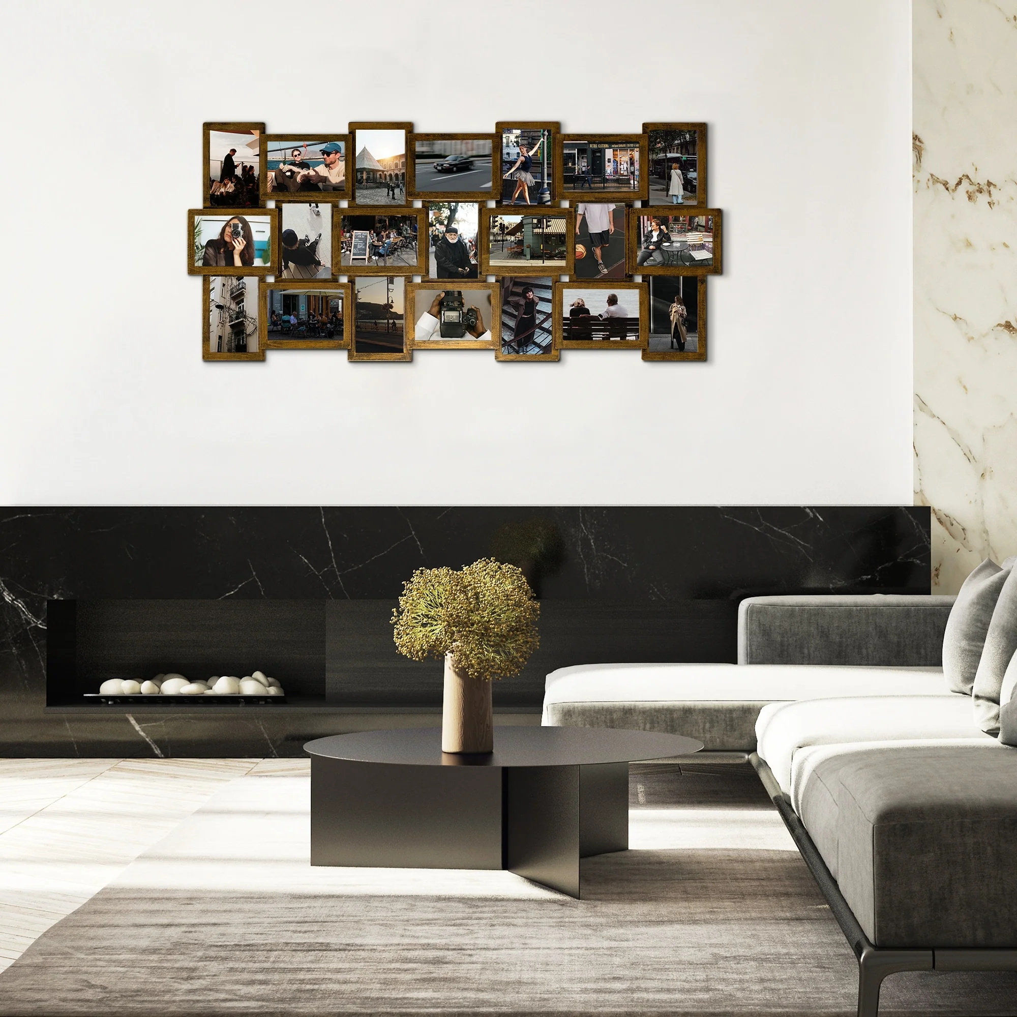 21 Opening Multi Photo Frame Wall Picture Family Frame