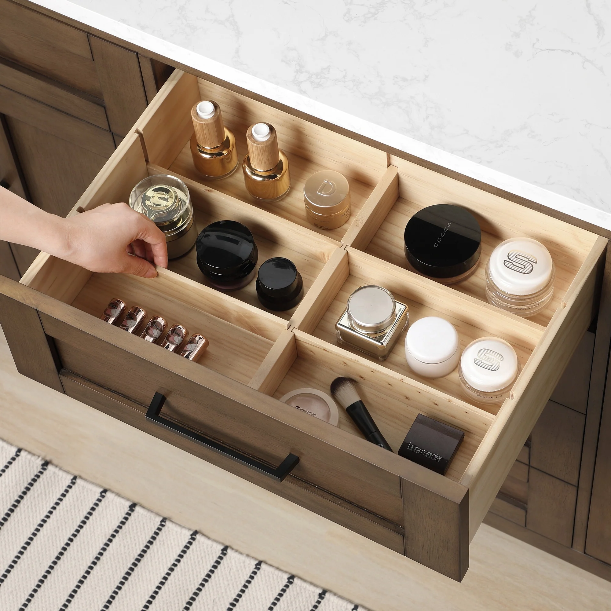 OVE Decors Tahoe 72-inch Modern Almond Latte Vanity