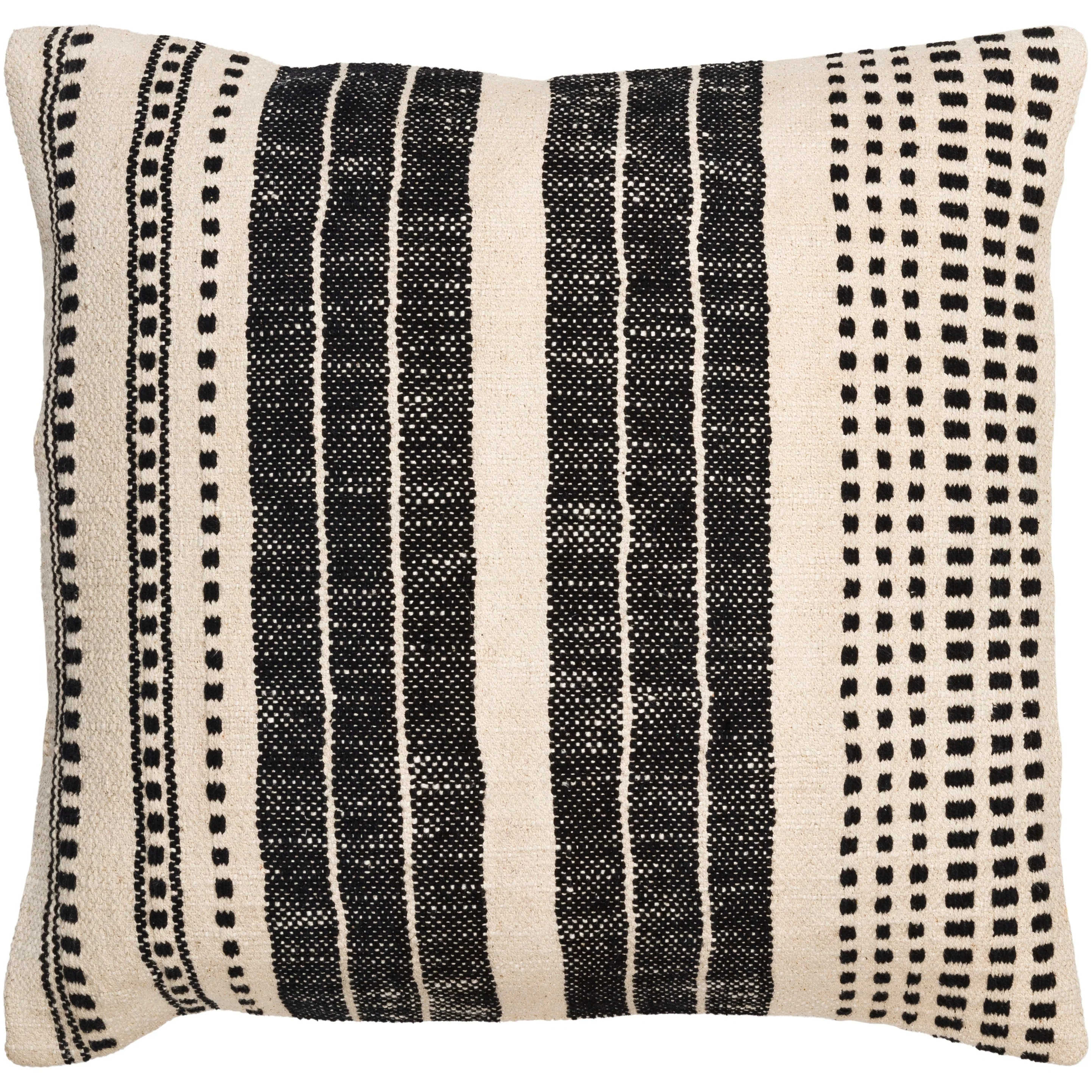 Dundads Geometric Stripe Transitional Throw Pillow