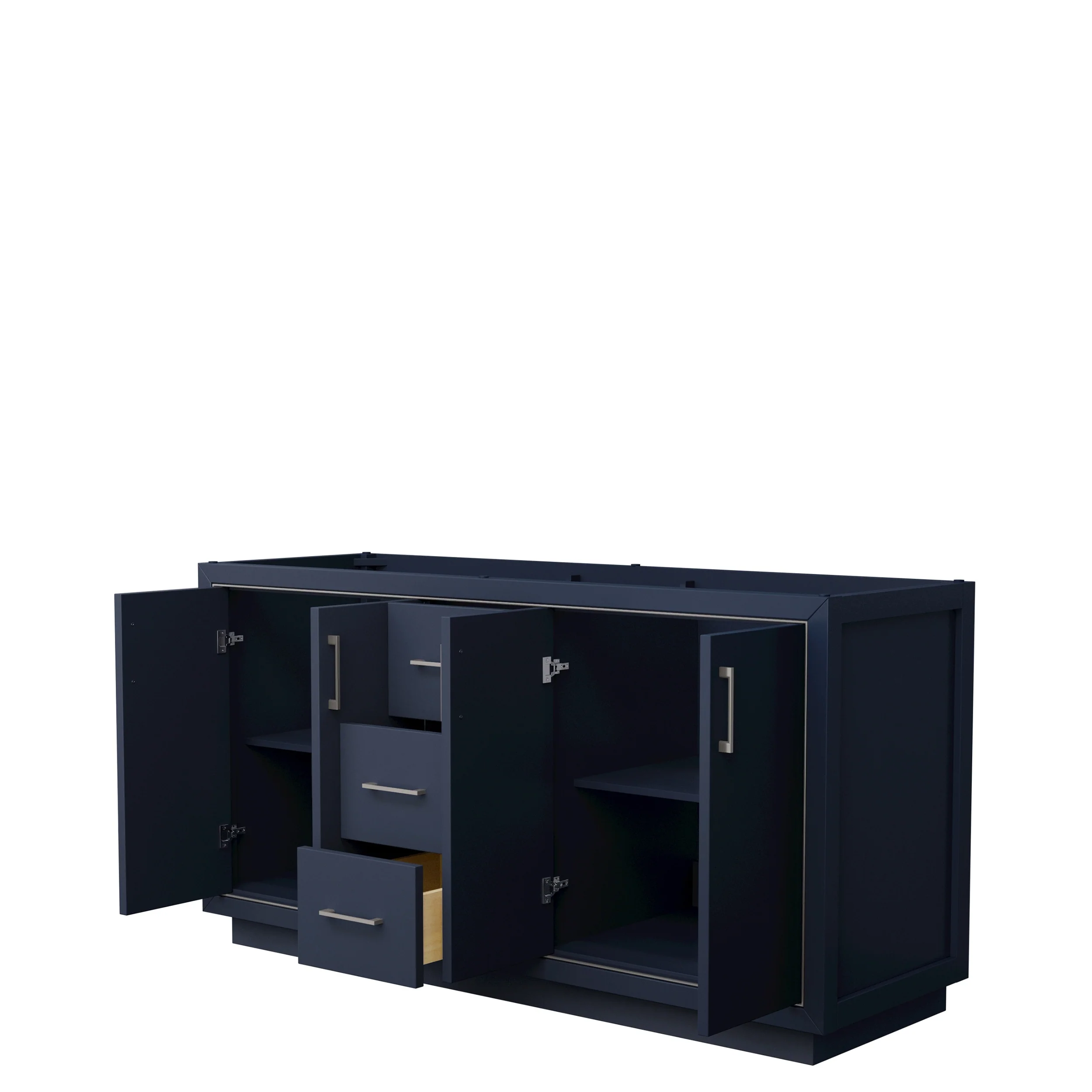 Icon Double Bathroom Vanity Cabinet, No Mirror