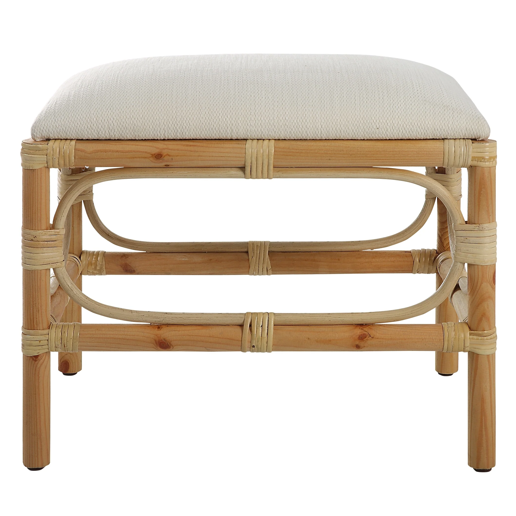 Uttermost Laguna Small Striped Bench