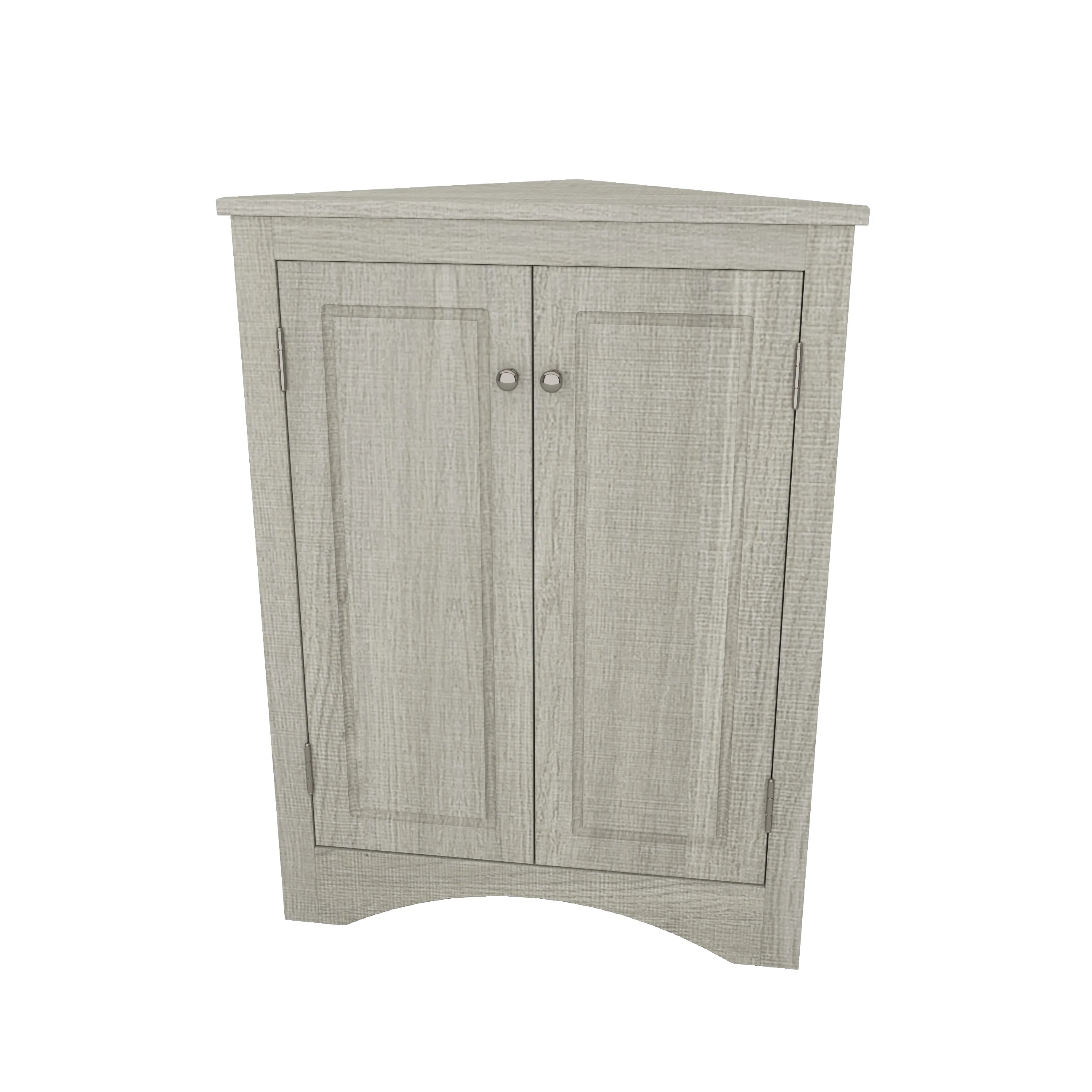 Triangle Bathroom Storage Cabinet with Adjustable Shelves