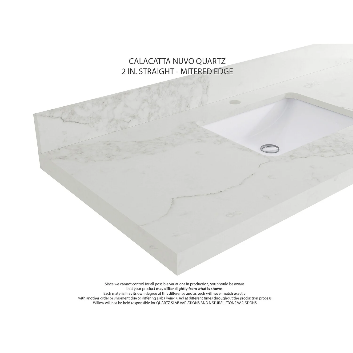 Willow Collections 42 in. W x 22 in. D Alys Single Sink Bathroom Vanity with Countertop