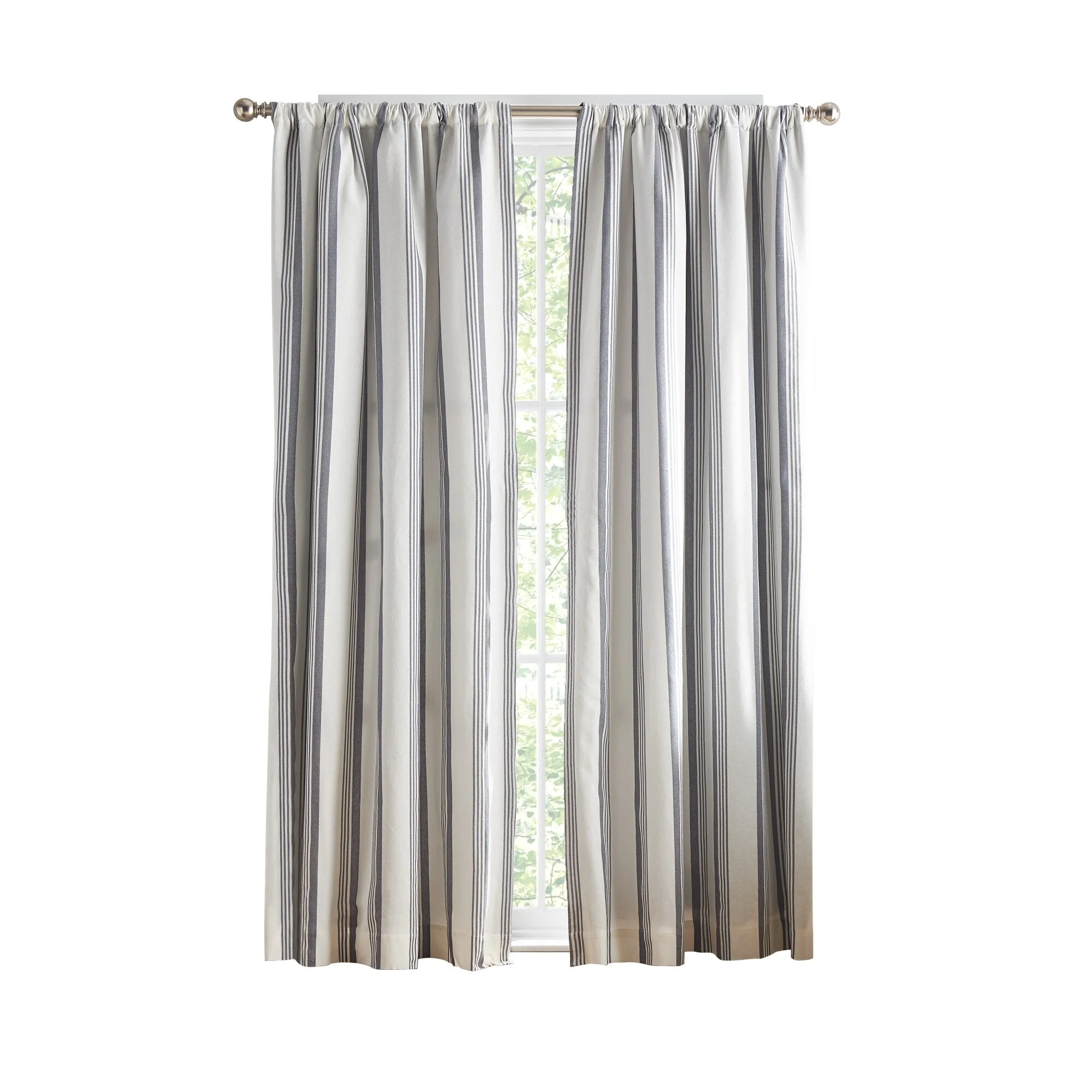 Tommy Hilfiger Bold Stripe Curtain Panel Pair