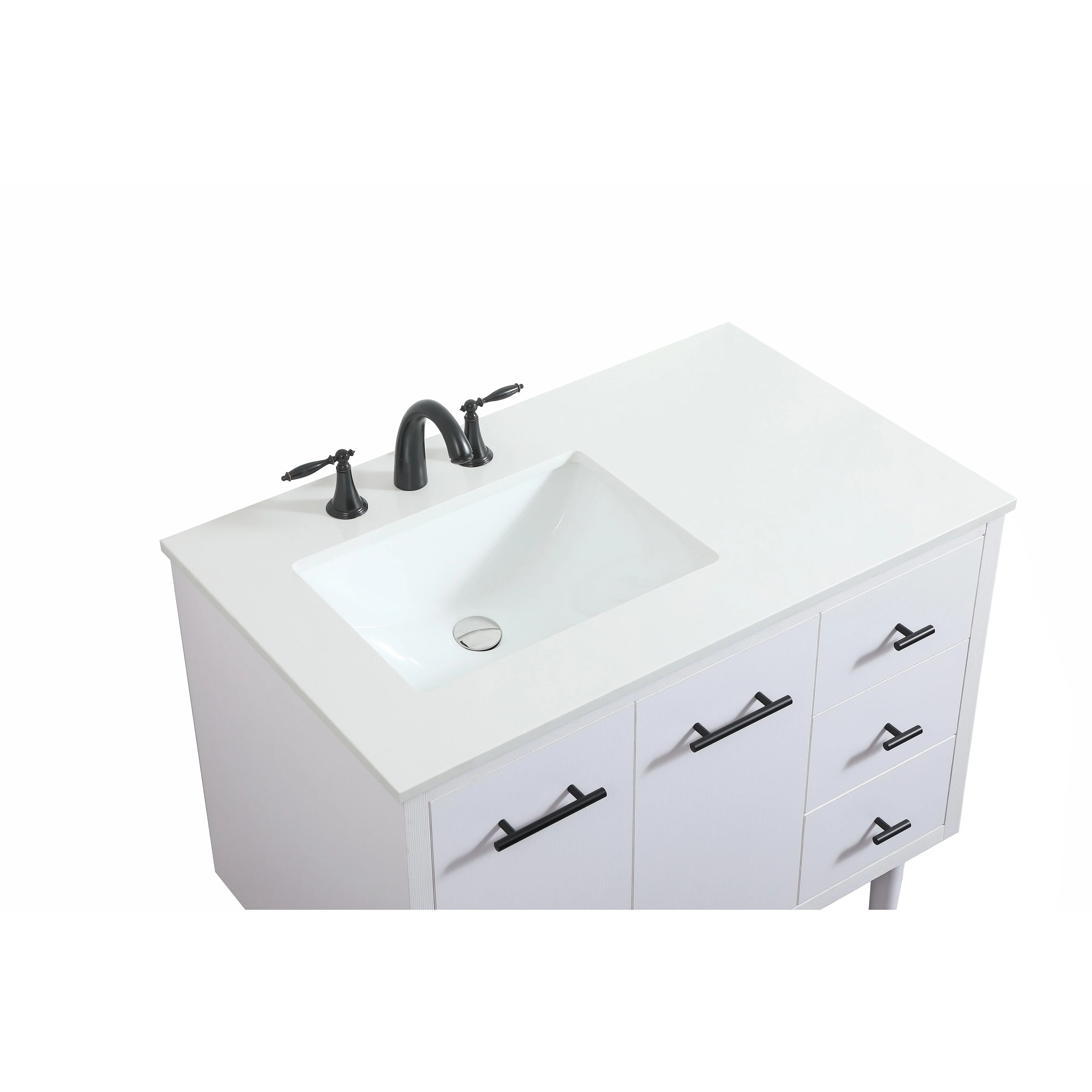 Fern 36 - 48 Inch Single Bathroom Vanity
