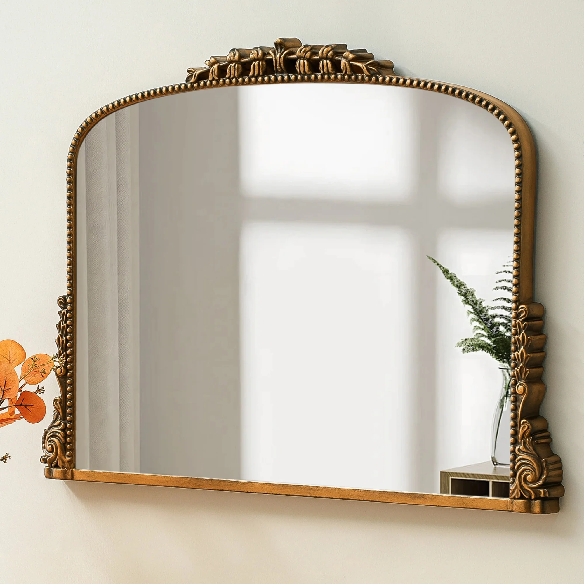 Arch Wall Mirror Baroque Accent Mirrors - 36