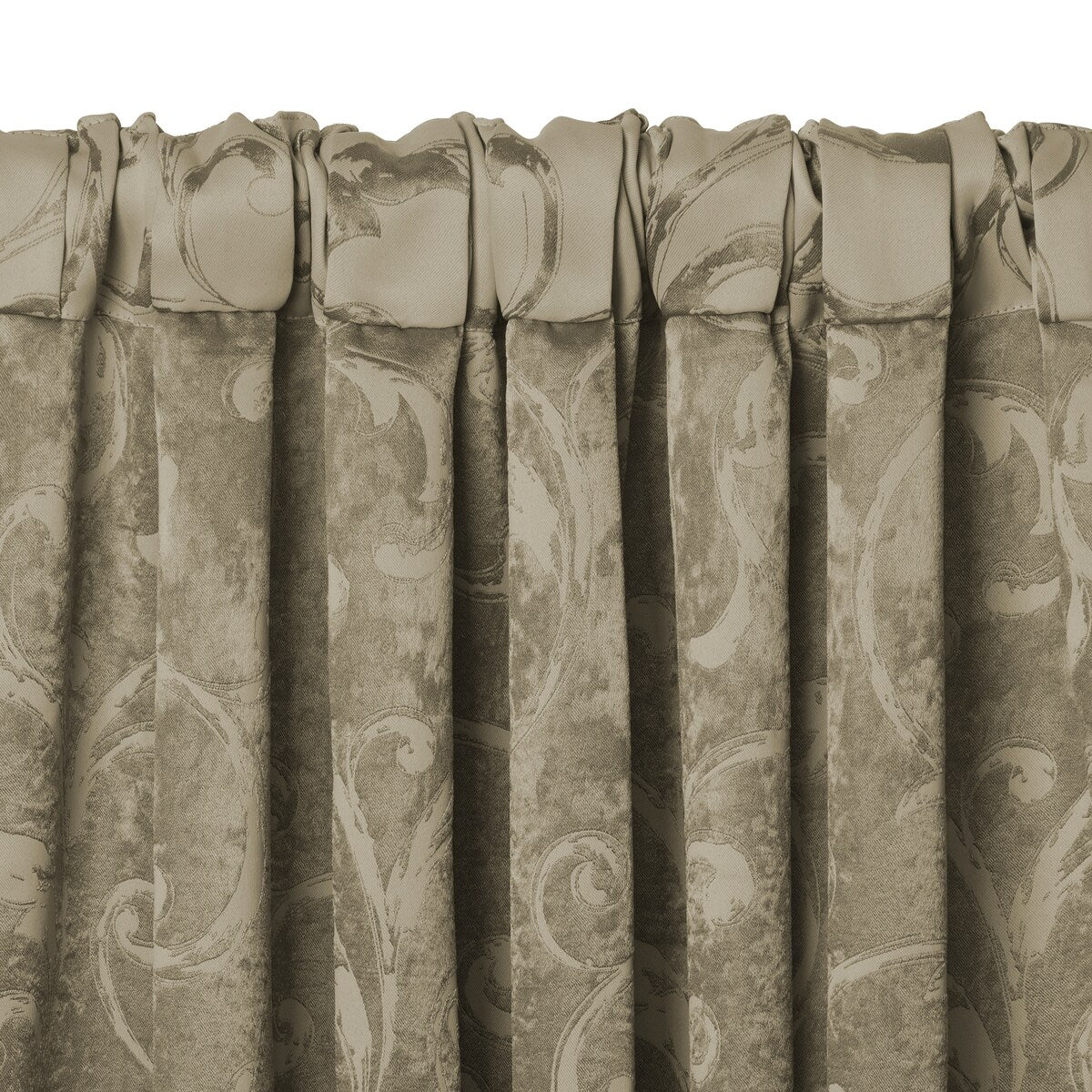 Elrene Mia Jacquard Blackout Scallop Window Valance - 52