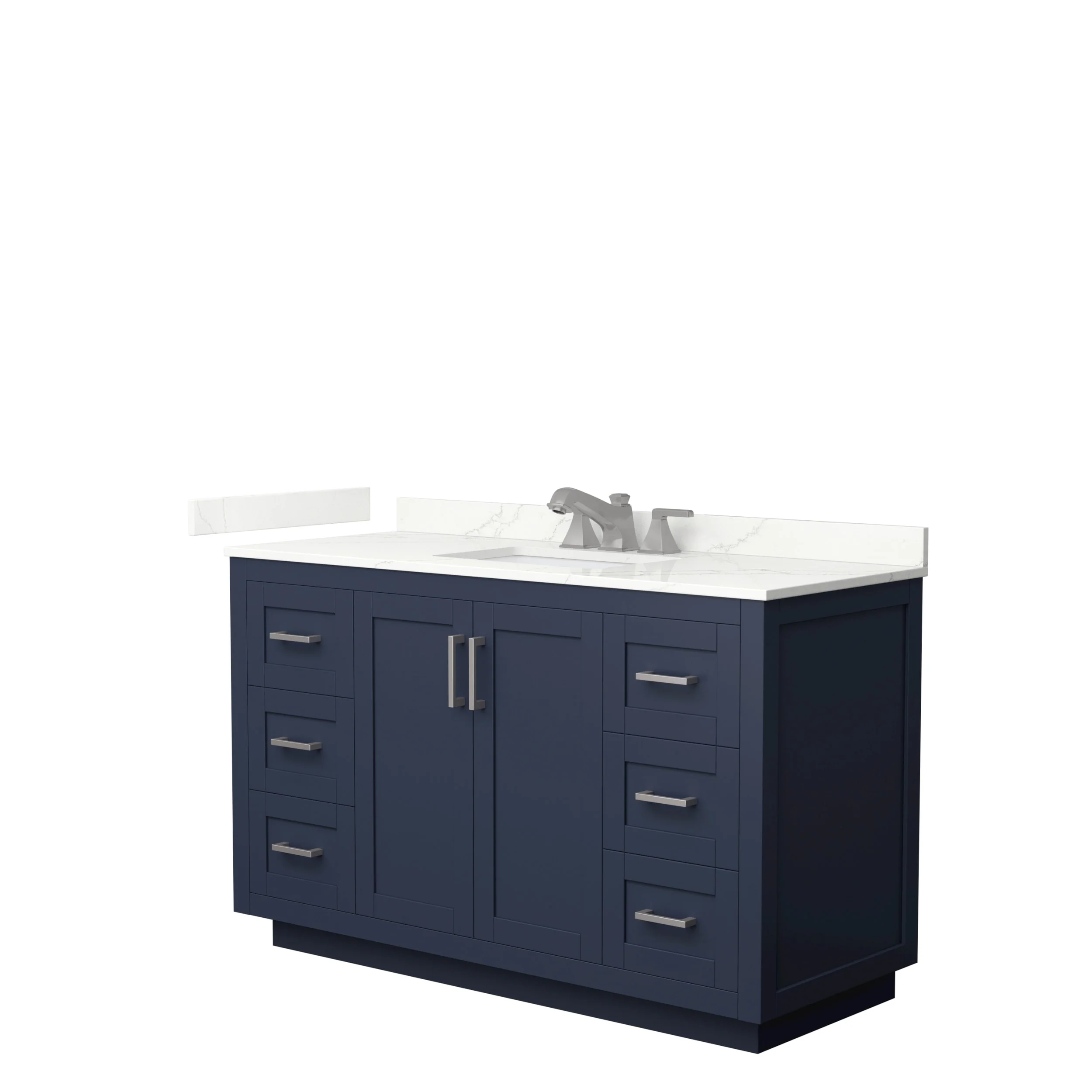 Miranda 54-inch Single Vanity, Quartz Top
