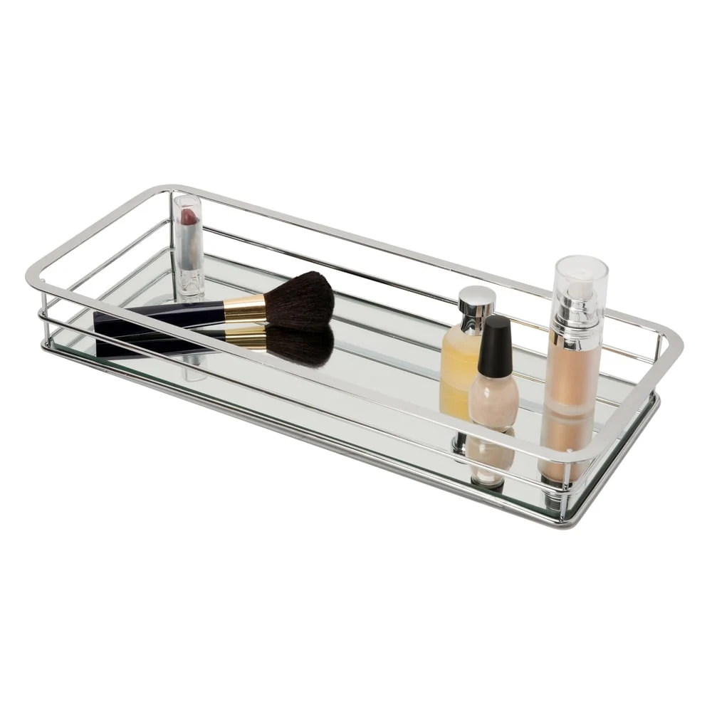 Home Details Vanity Tray with Chrome Finish - 16.3