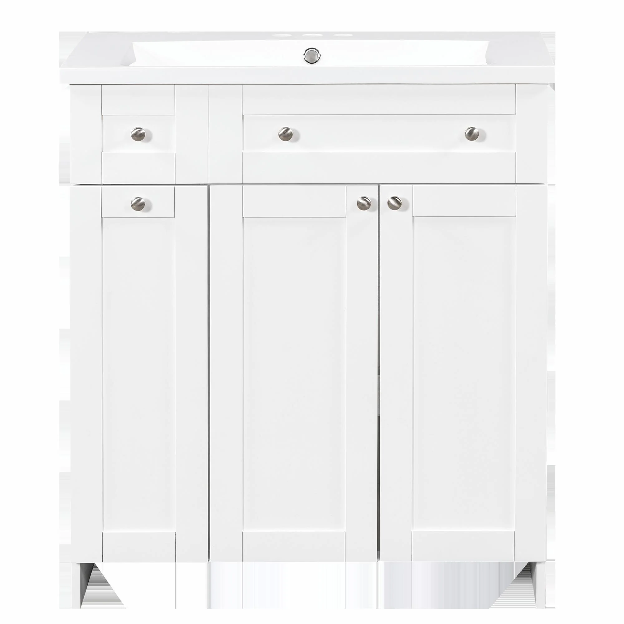 30-Inch Bathroom Vanity with Ceramic Sink Combo