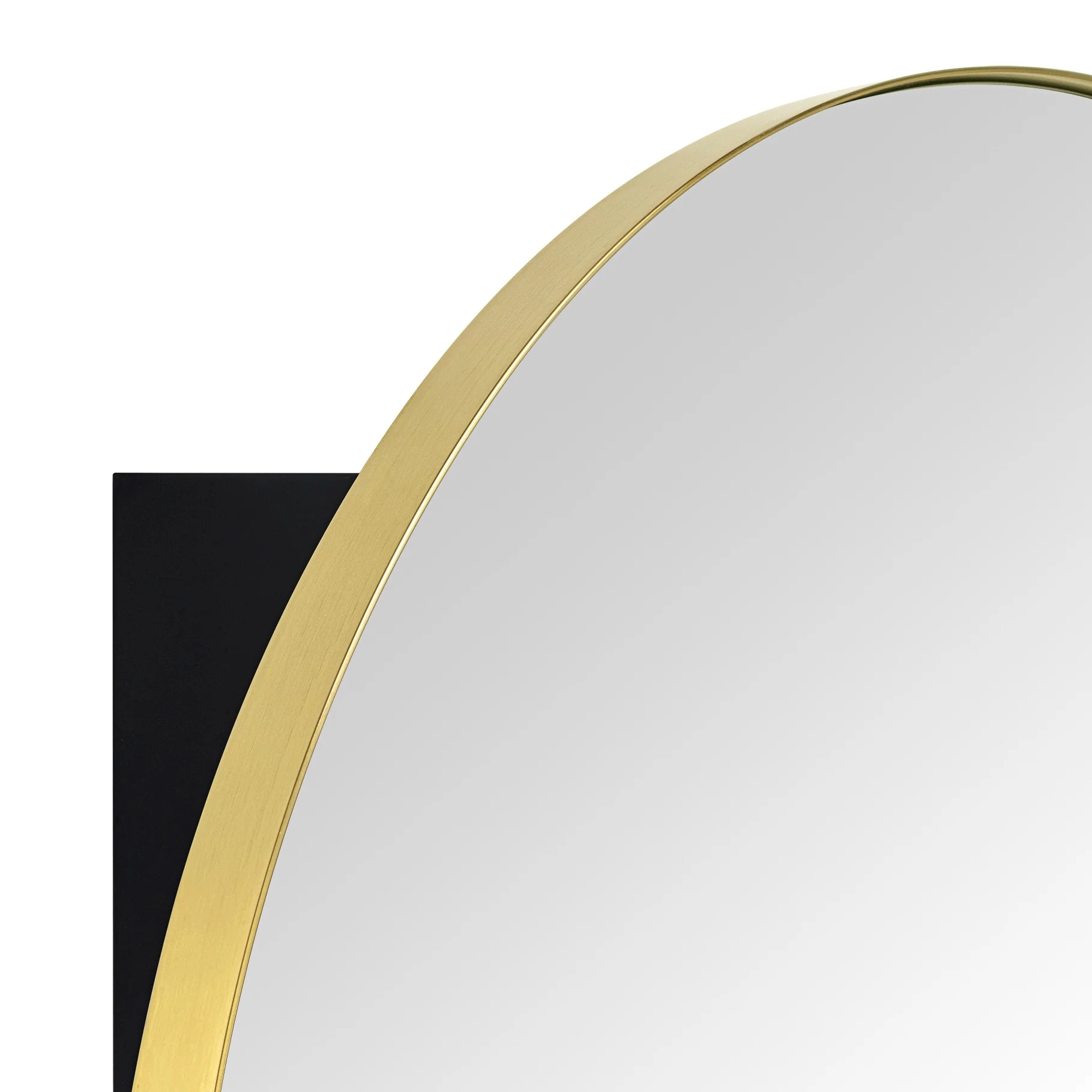 TEHOME Myriel Surface Mount Framed Round Medicine Cabinet with Mirror