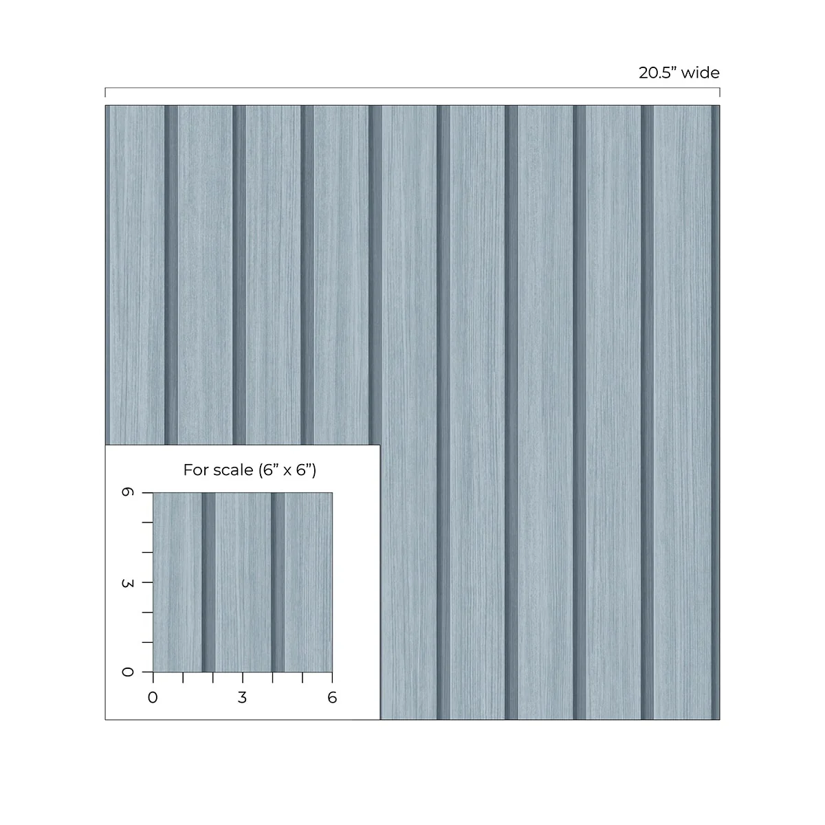 Stacy Garcia Home Faux Wooden Slats Peel and Stick Wallpaper