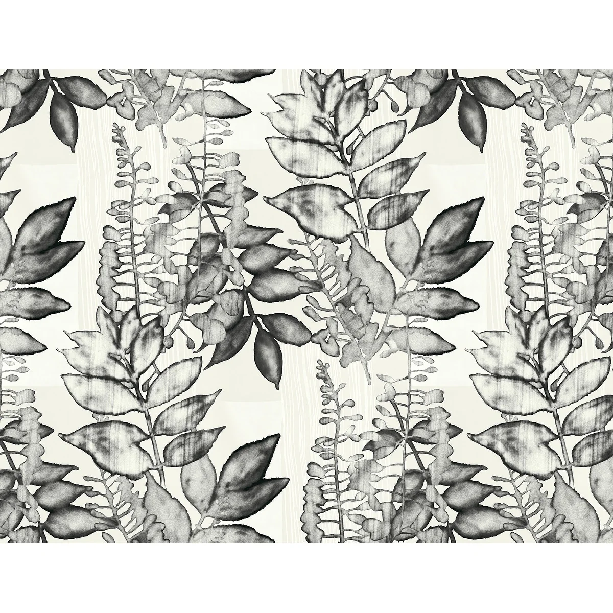 Seabrook Designs Eden Watercolor Leaves Unpasted Wallpaper