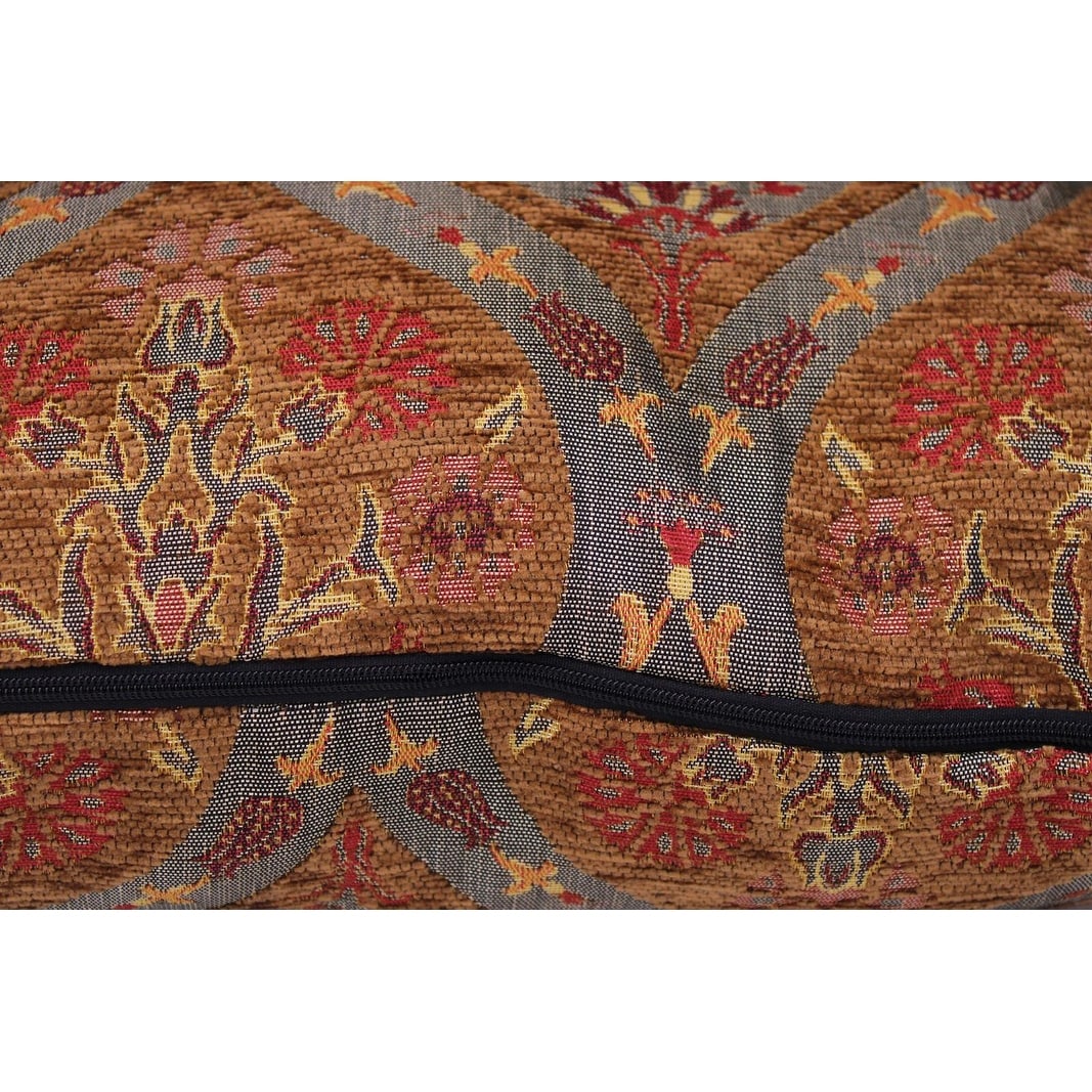 Boho Chic Peony Turkish Throw Pillow