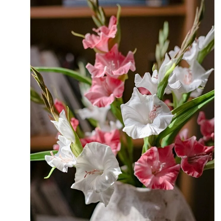 RusticReach Artificial Gladiolus Flower Stem
