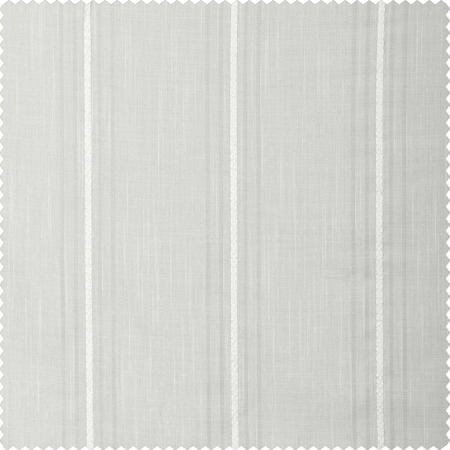 Exclusive Fabrics Aruba Striped Linen Sheer Curtain (1 Panel)