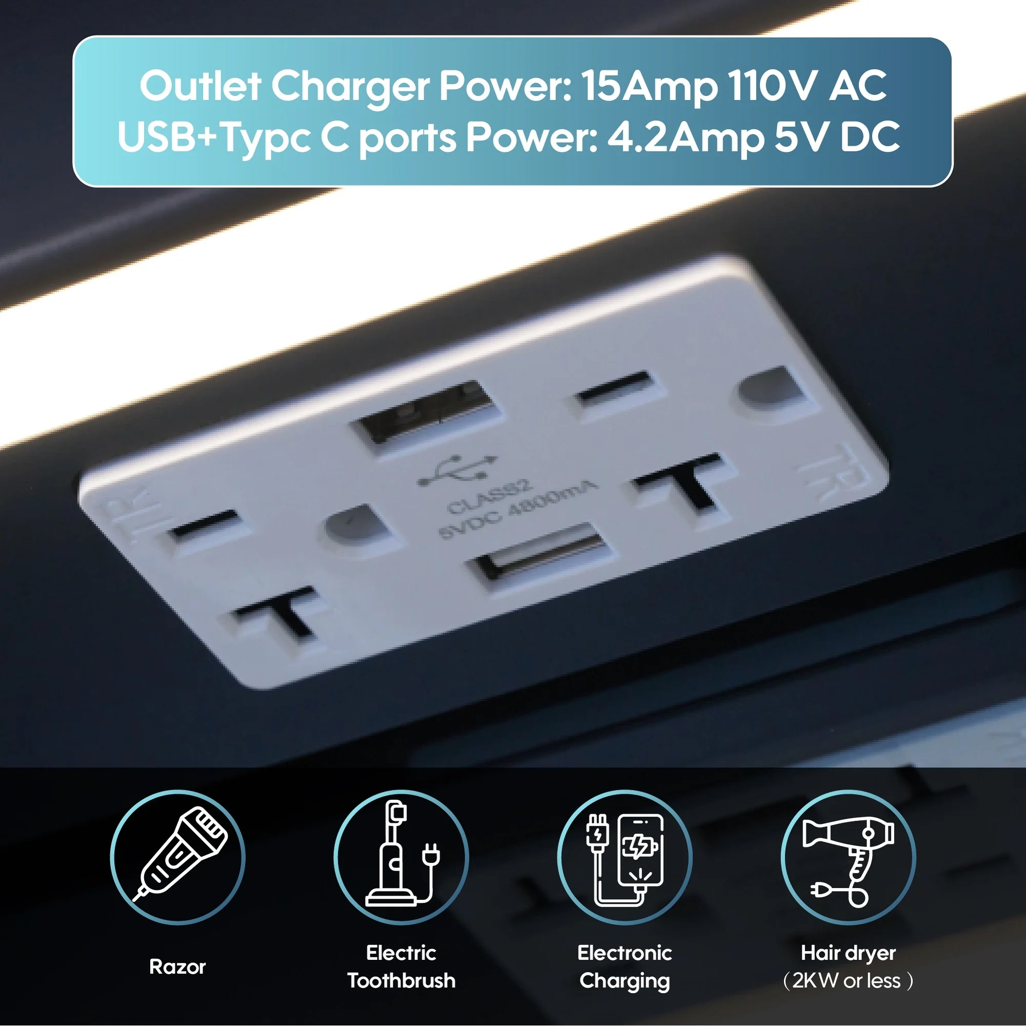 30'' H Recessed Or Surface Wall Mounted LED Mirror Cabinet With Mirror And Adjustable Shelves,Black Frame