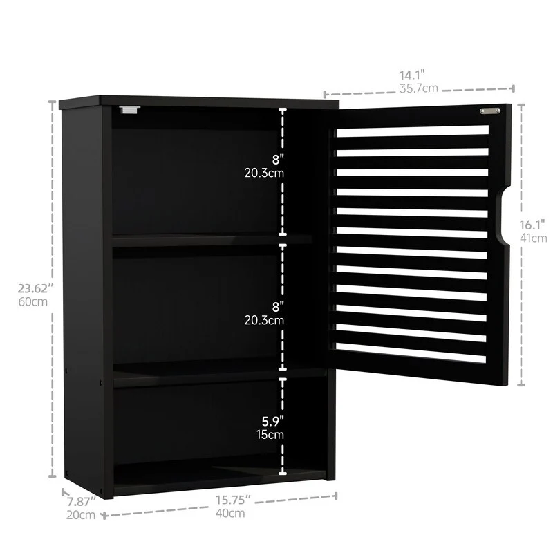 Bathroom Storage Cabinet Wall Mounted - 7.87