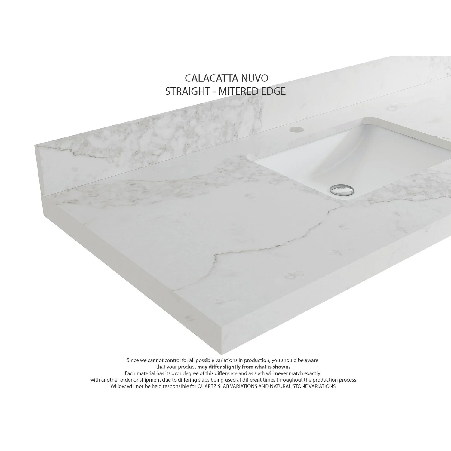 Willow Collections 36 in. W x 22 in. D Aberdeen Right Offset Sink Bathroom Vanity with Countertop