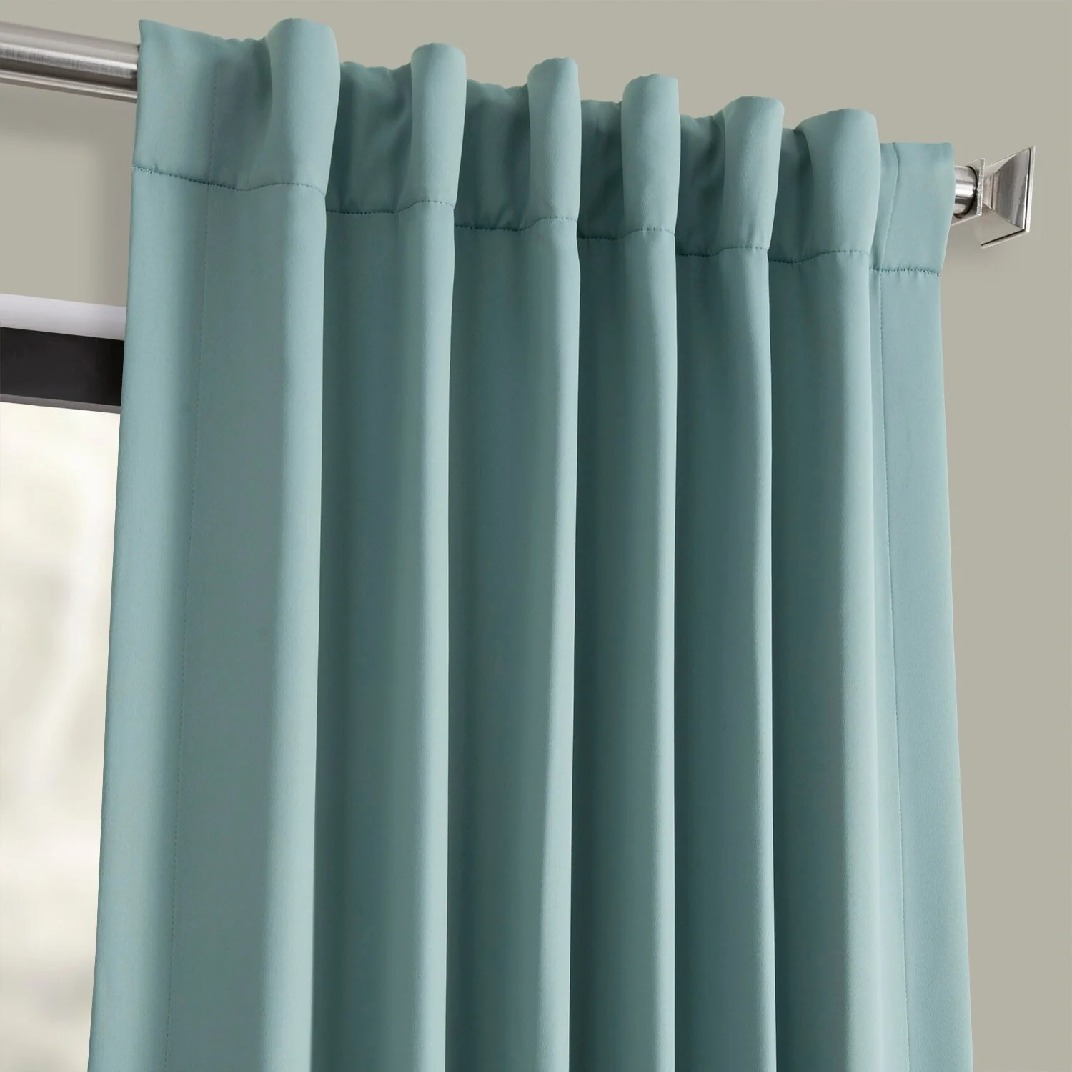 Exclusive Fabrics Room Darkening 120-inch Curtain Panel Pair (2 Panels)