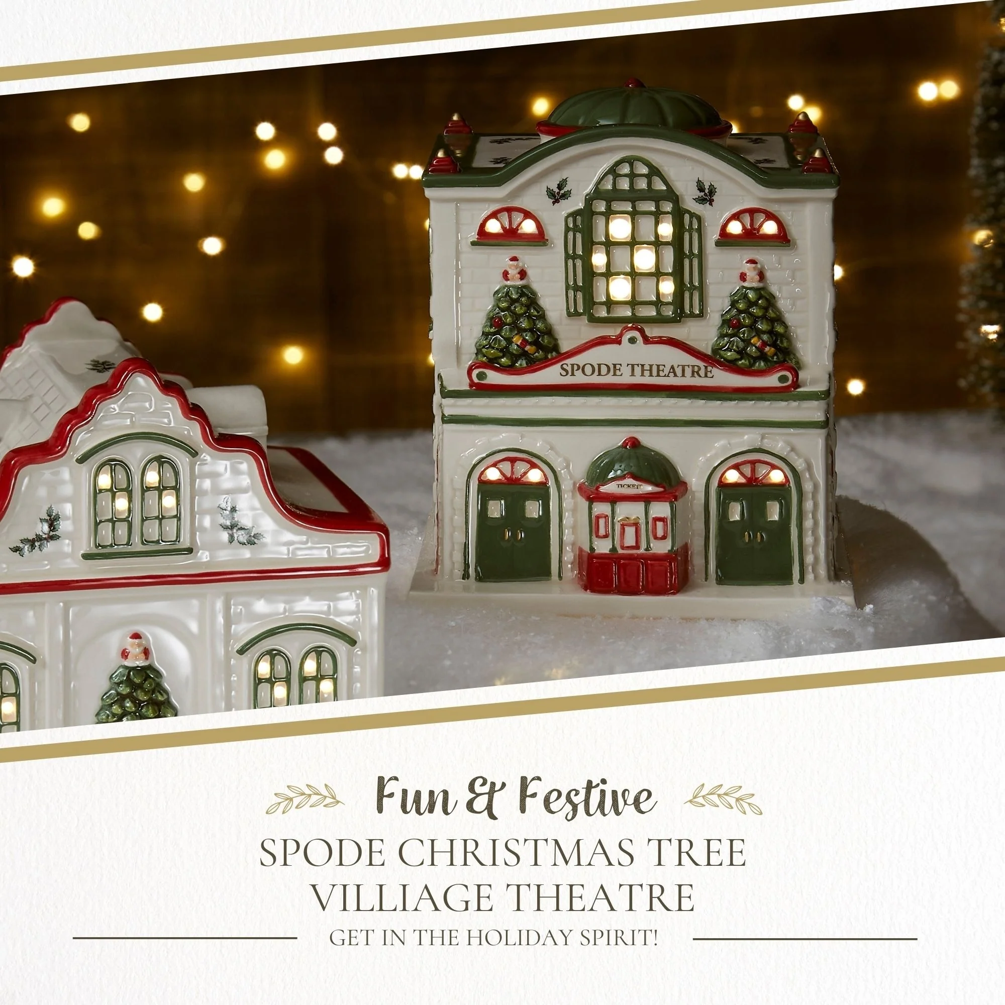 Spode Christmas Village Theatre - 5.5