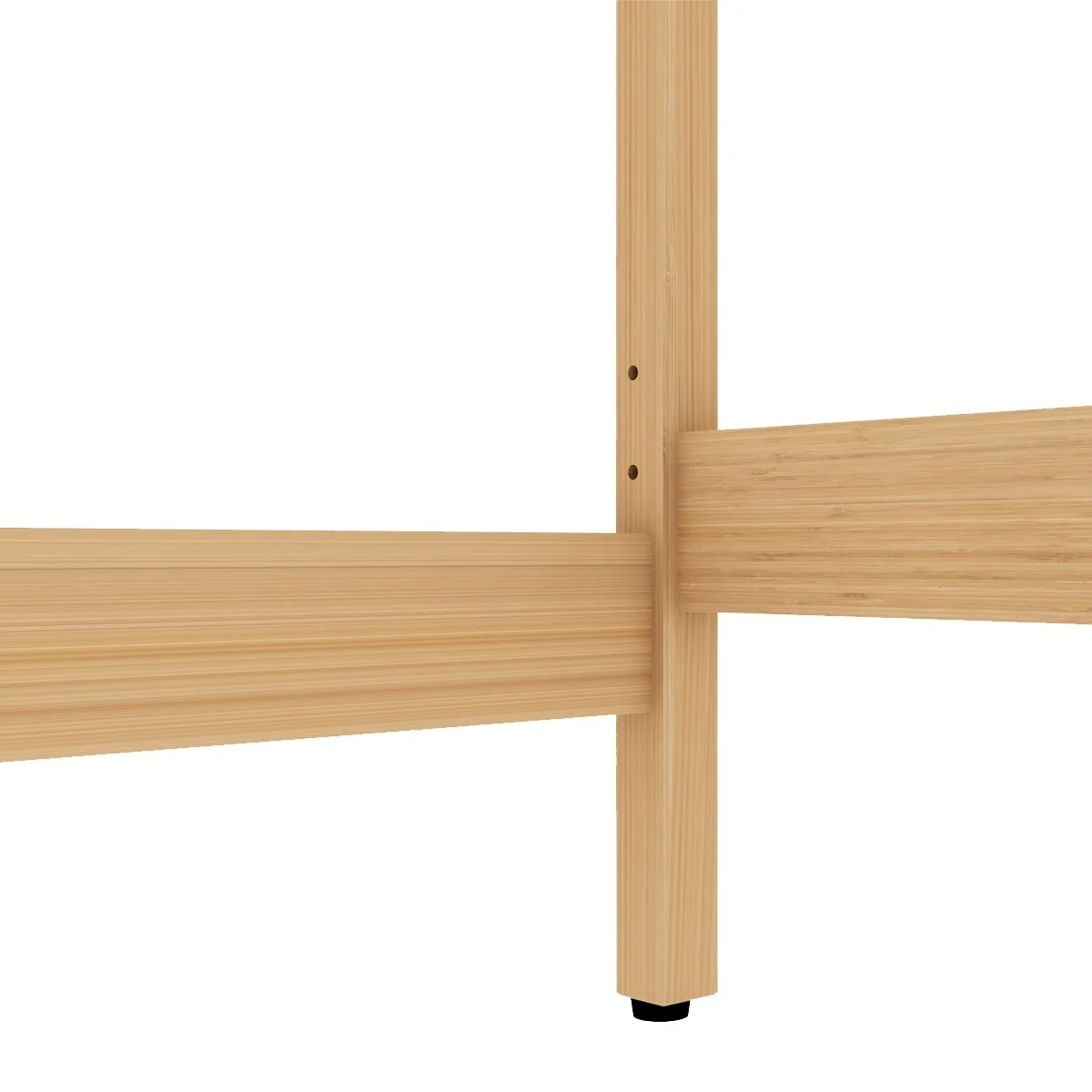 Bamboo Over The Toilet Storage Cabinet with Shelf and Double Doors