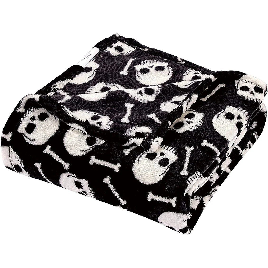 Skull & Bones by Décor&More Extra Soft Microplush Throw Blanket (50