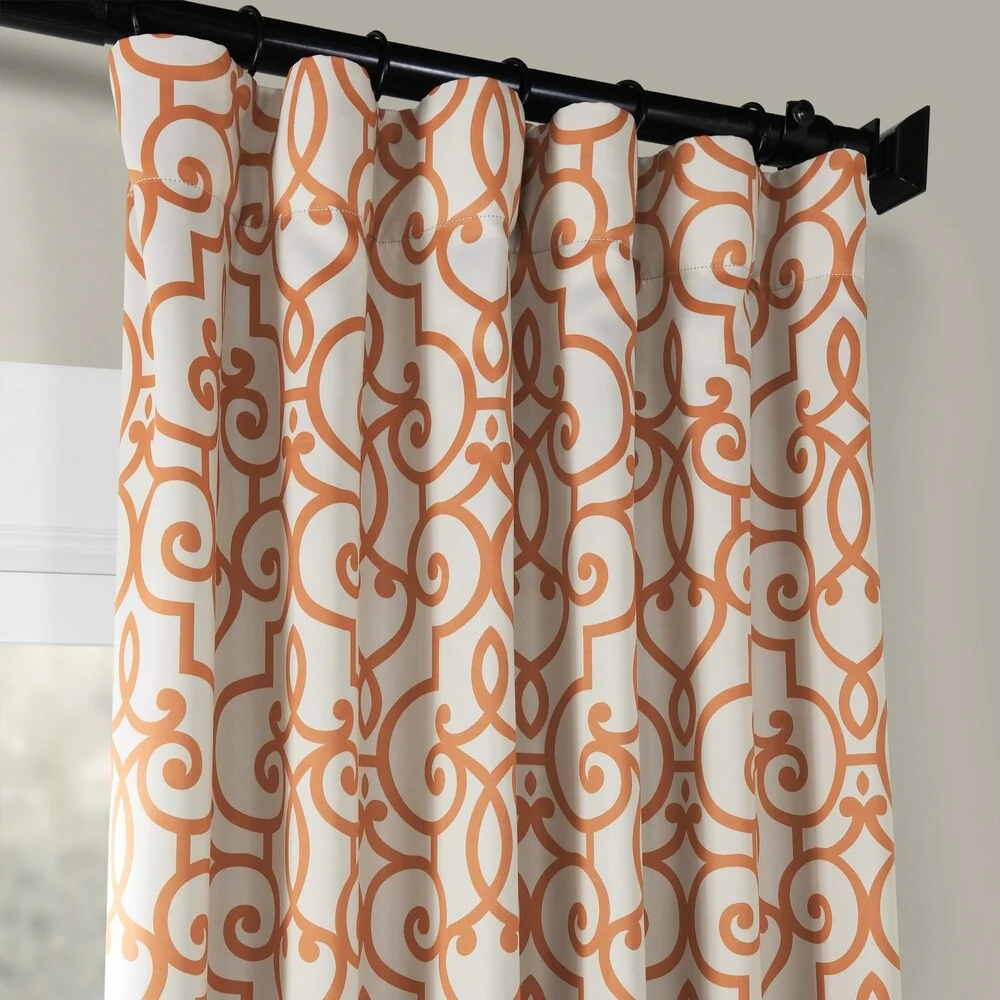 Exclusive Fabrics Nouveau Room Darkening Curtain Panel Pair (2 Panels)