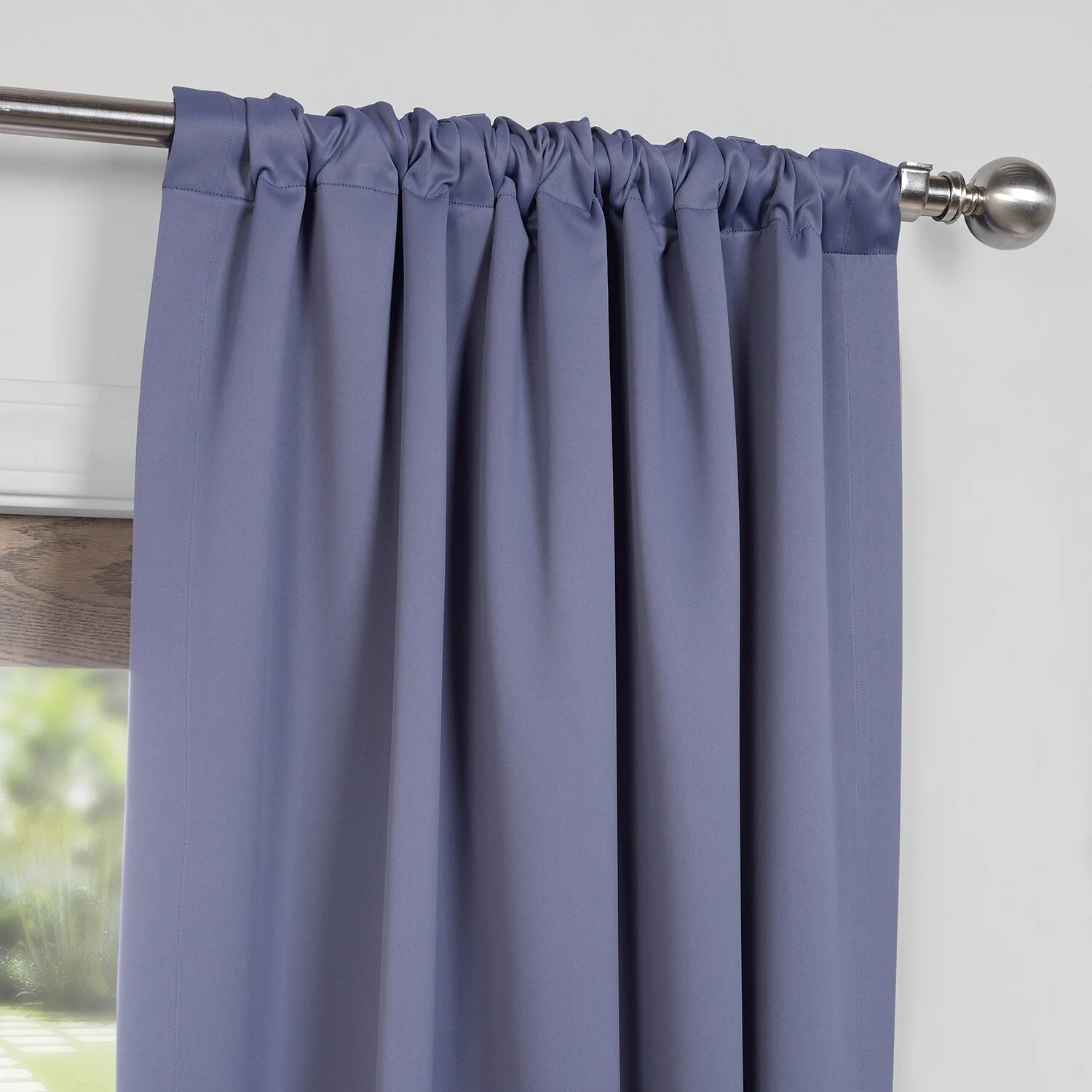 Exclusive Fabrics Room Darkening 120-inch Curtain Panel Pair (2 Panels)