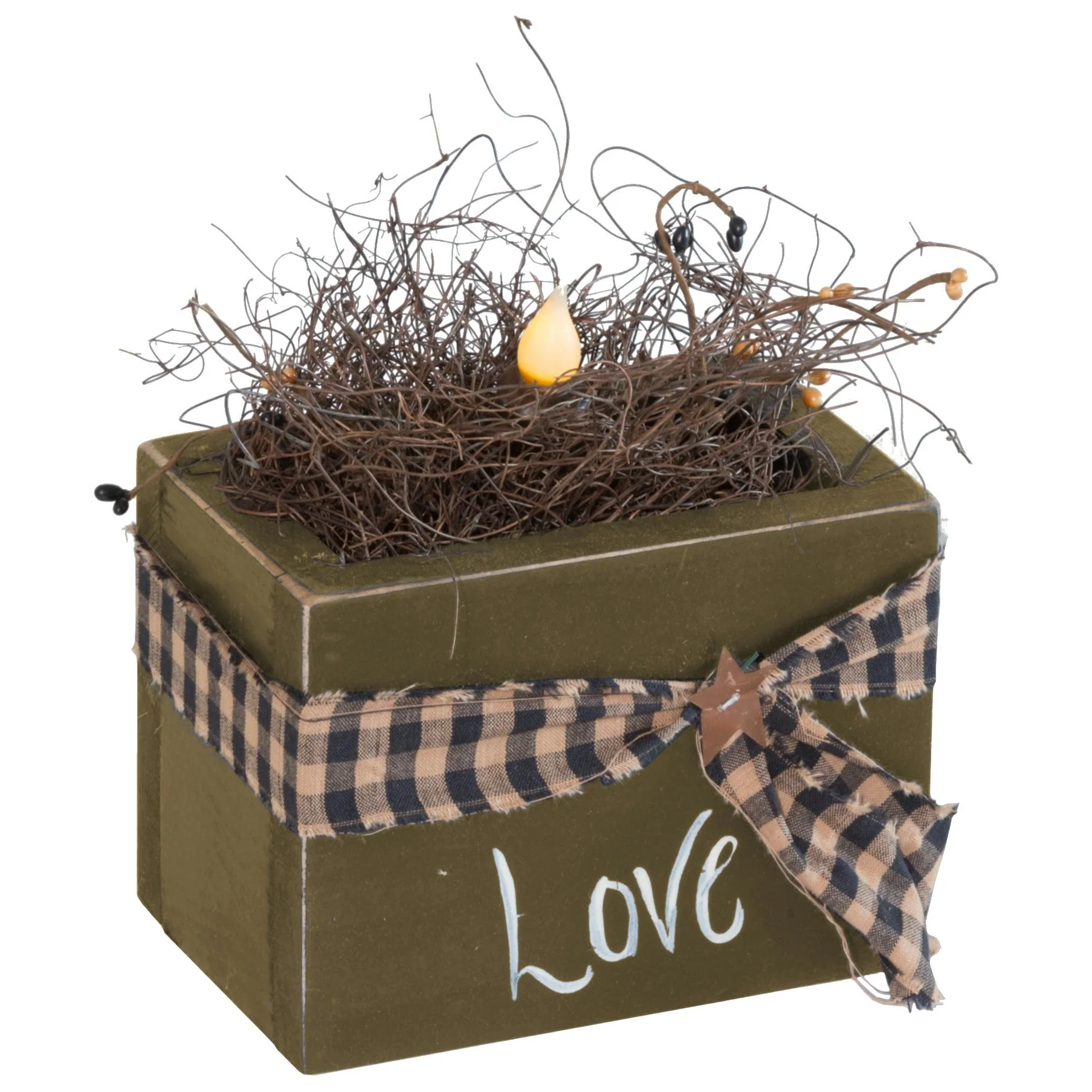 Farmhouse Flameless Candle in Box