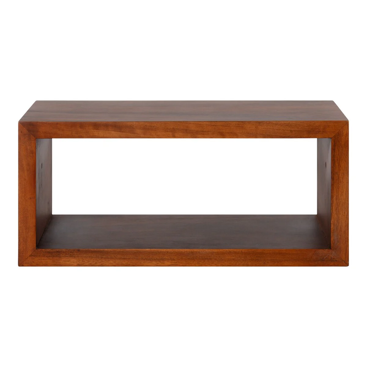 Kate and Laurel Holt Open Cubby Wooden Floating Wall Shelf