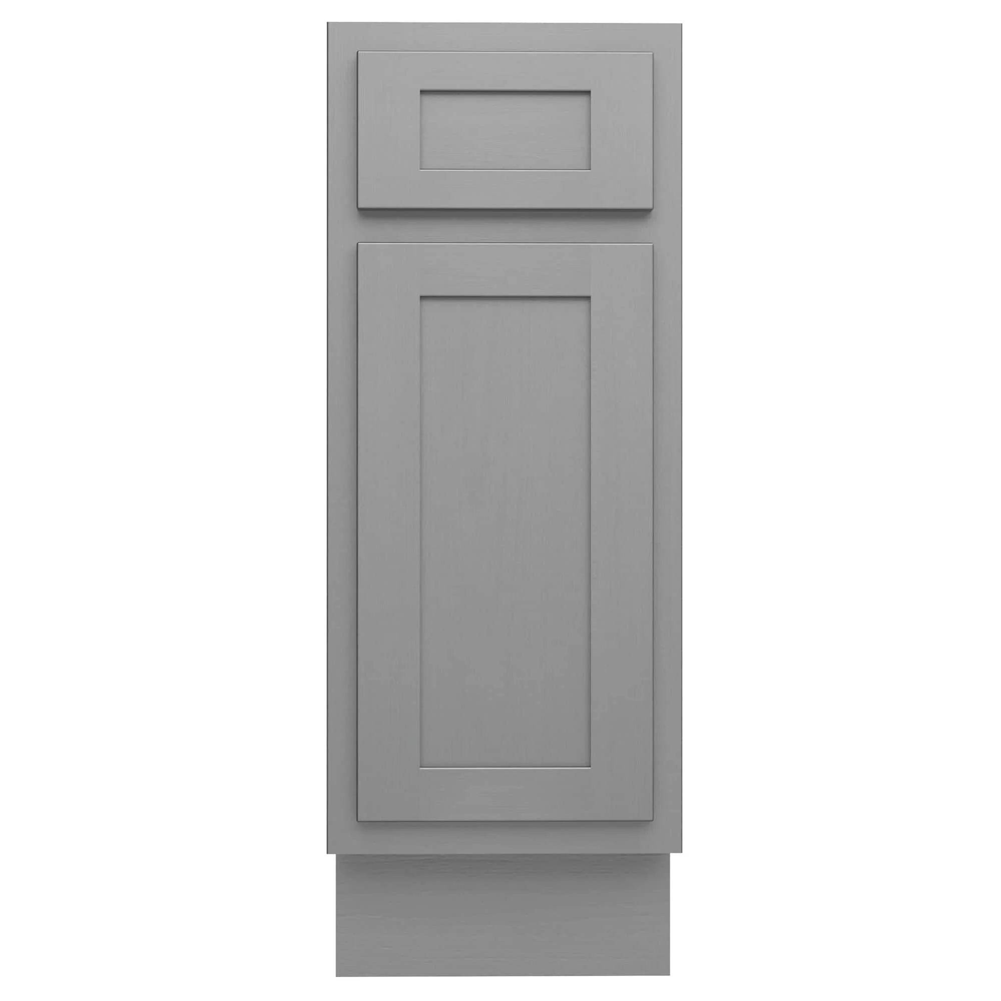 Vanity Art 12 Inch Bathroom Vanity Base Cabinet Single Right Offset Solid Wood Small Bathroom Storage Floor Cabinet