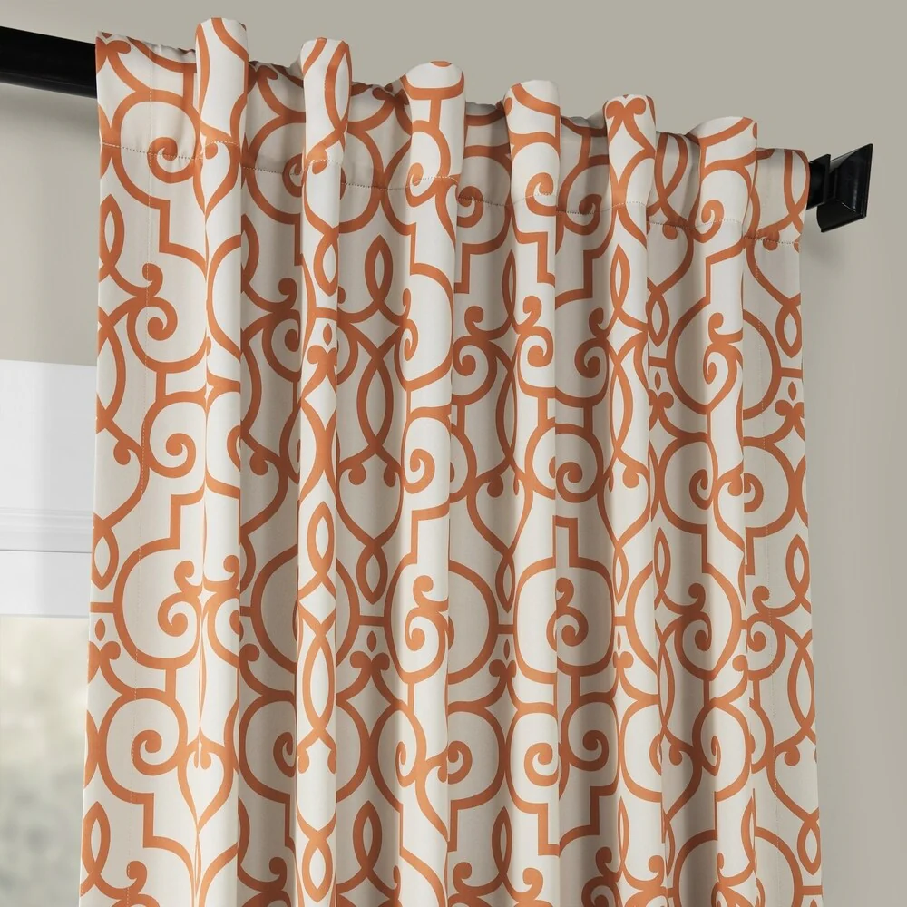 Exclusive Fabrics Nouveau Room Darkening Curtain Panel Pair (2 Panels)