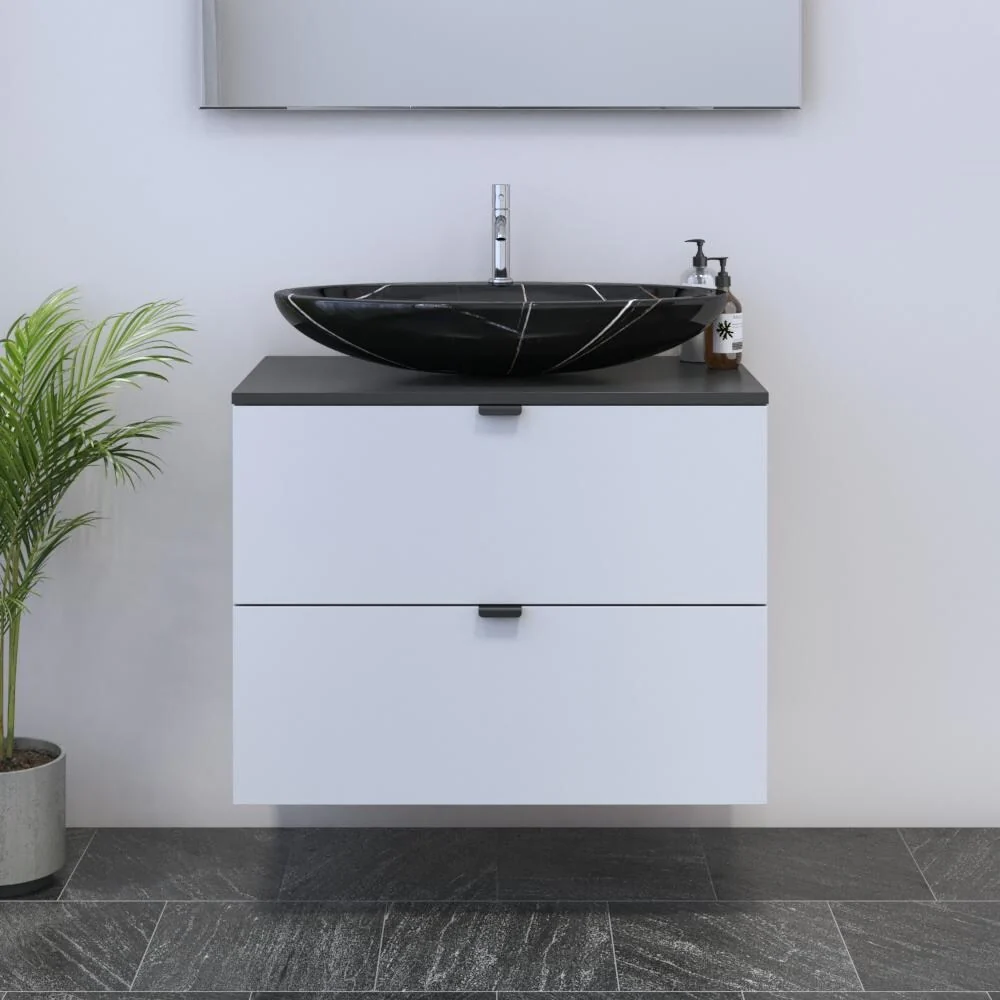 Ines 2S 80 Floating Bathroom Vanity (32