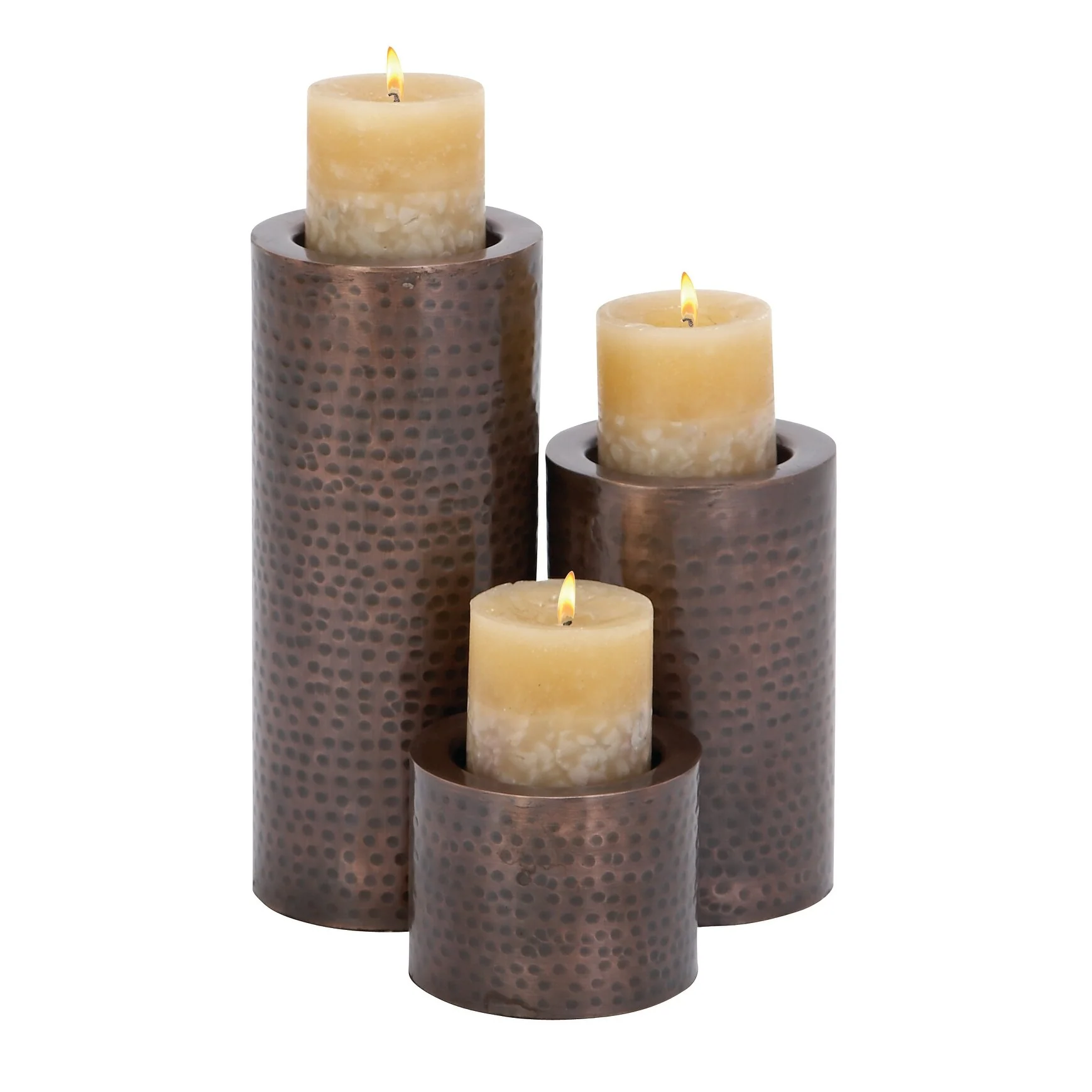 Iron Industrial Candle Holder (Set of 3) - S/3 11