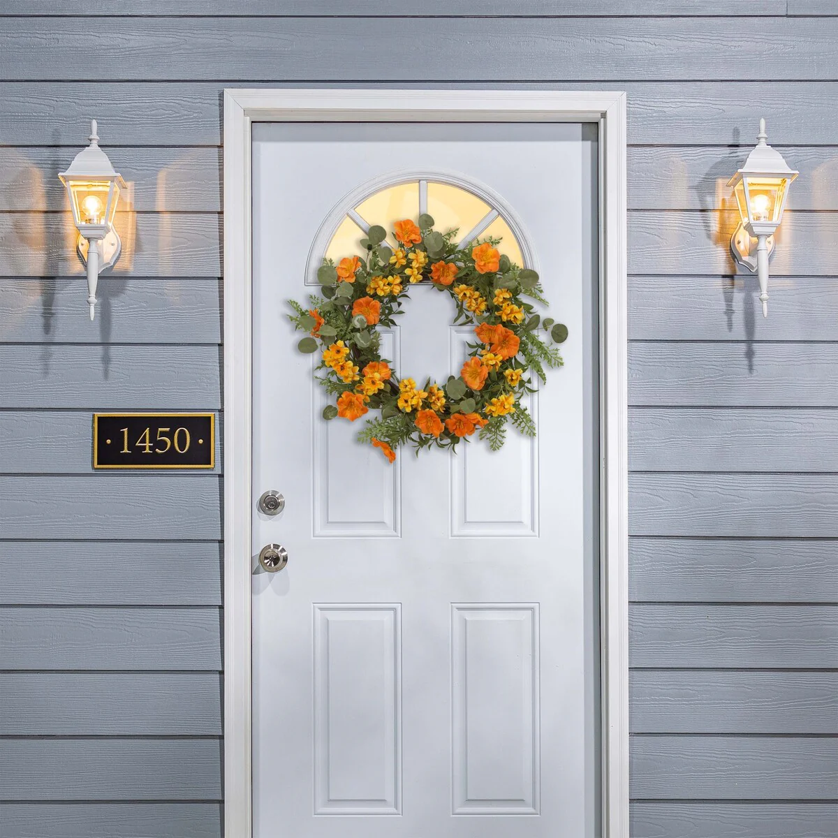 24 in. Spring Flower Wreath