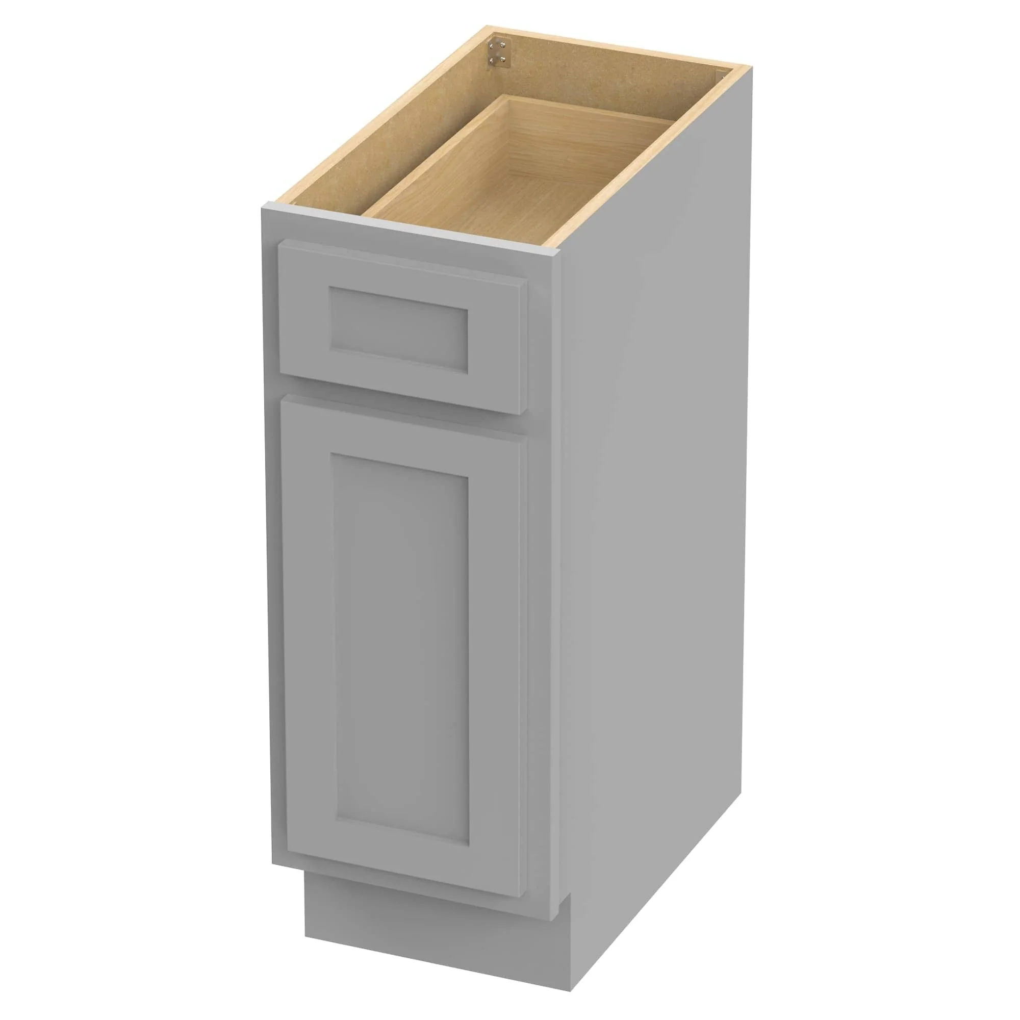 Vanity Art 12 Inch Bathroom Vanity Base Cabinet Single Right Offset Solid Wood Small Bathroom Storage Floor Cabinet