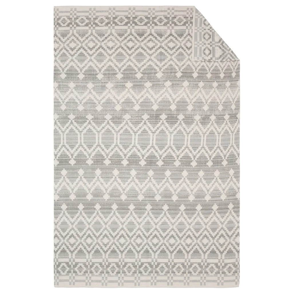 IBENA Neutral Ethnic Pure Cotton Throw Blanket 'Amora'