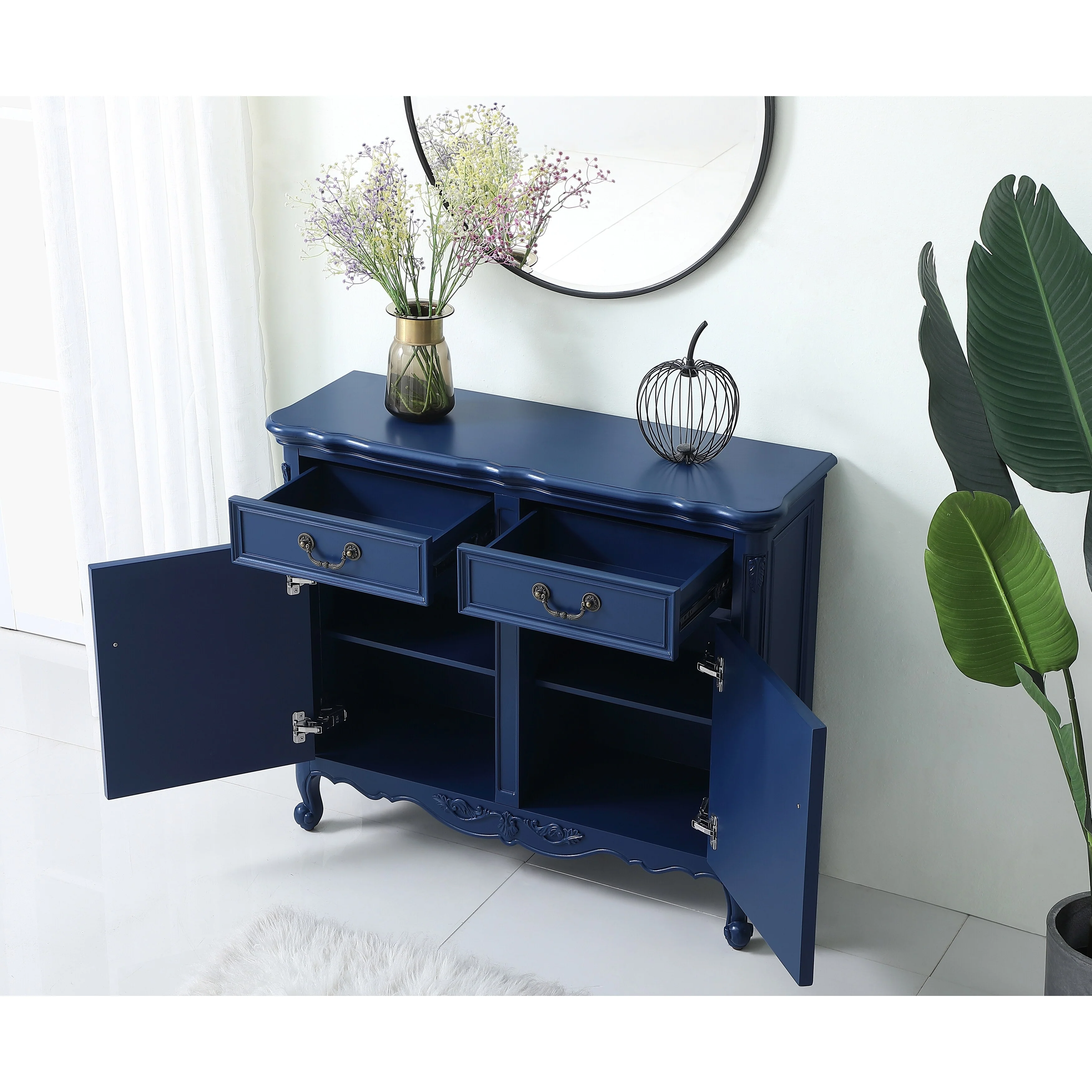 Double Drawer Accent Chest