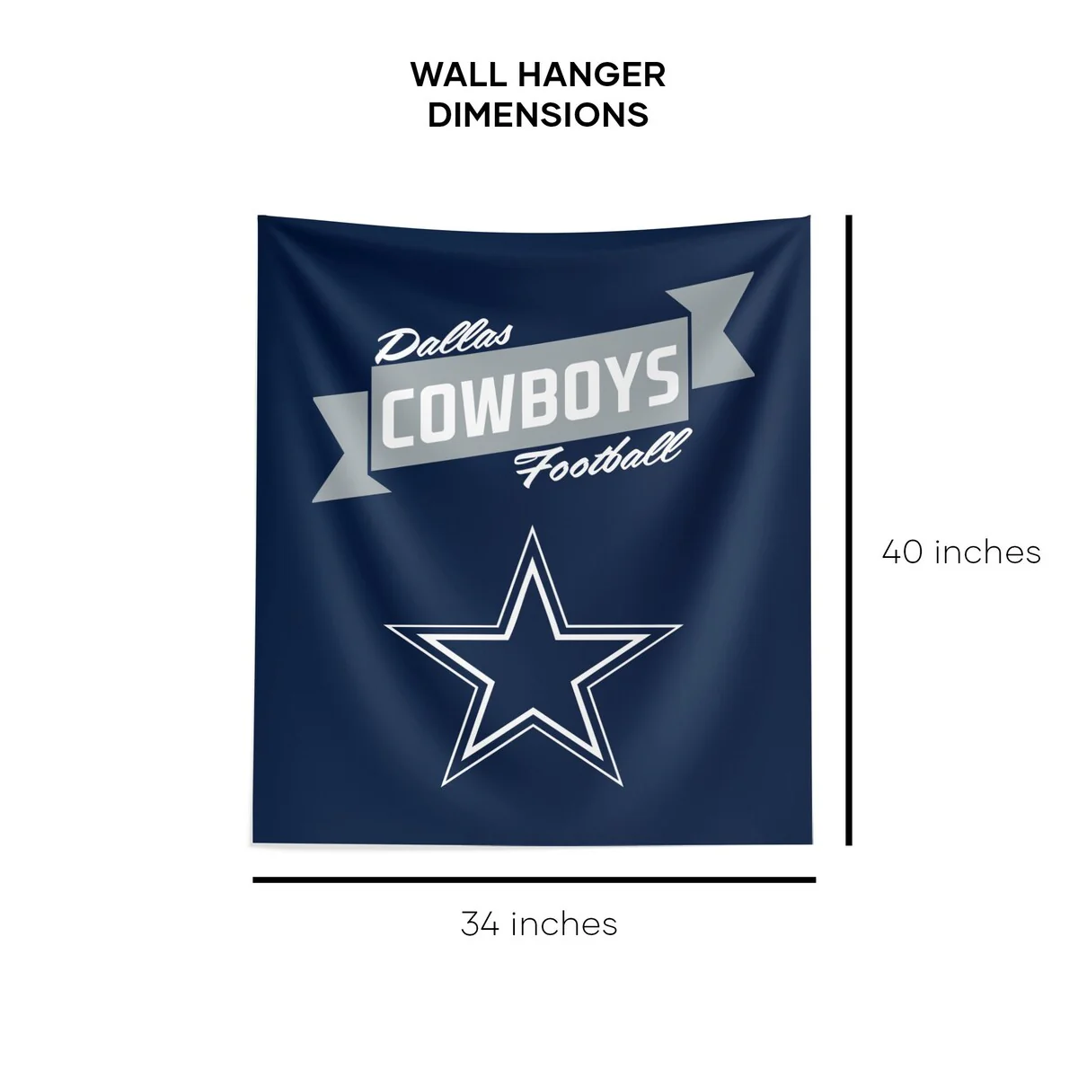 NFL Dallas Cowboys Premium Wall Hanging - 34
