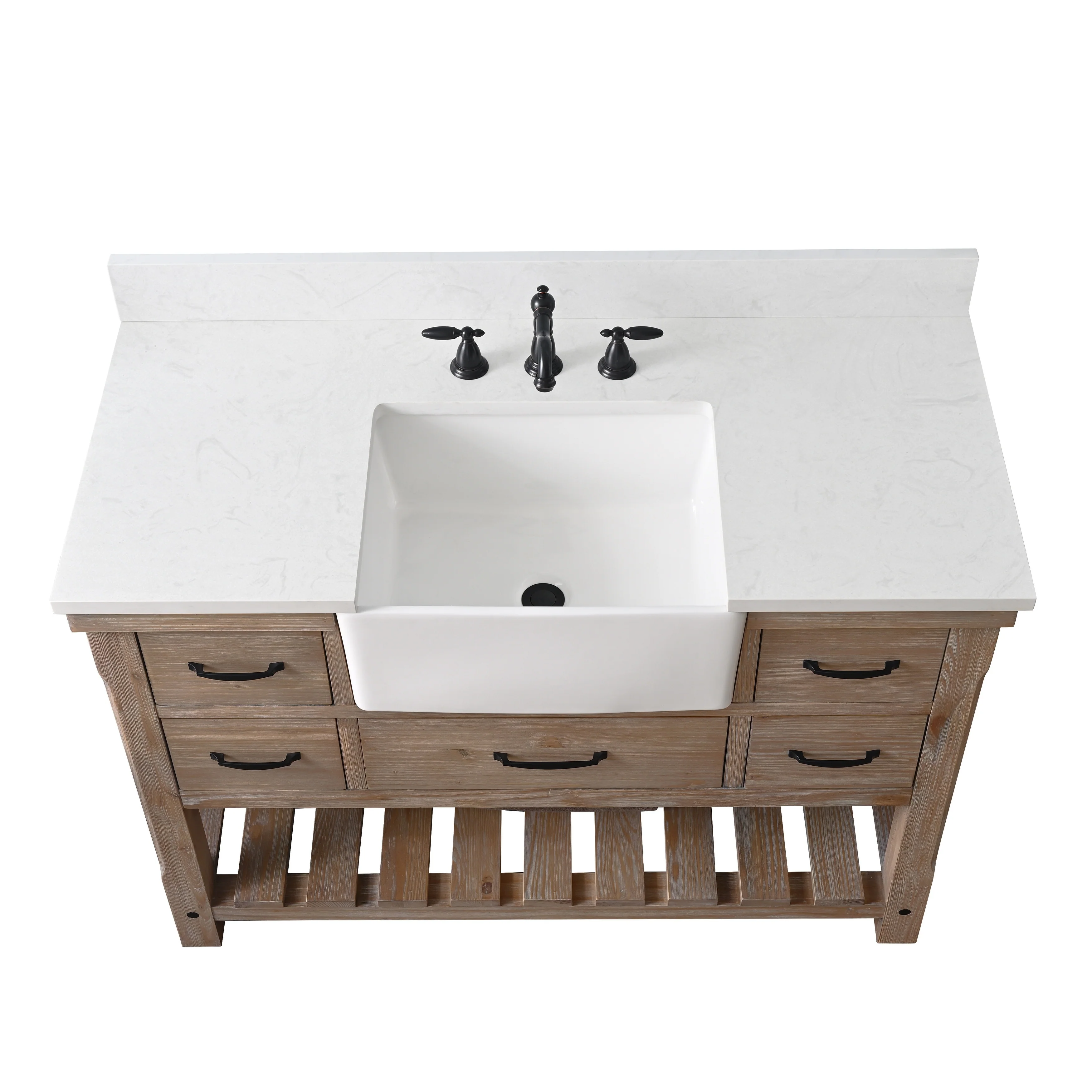 Sudio Design Bathroom Vanity Wesley Weathered Collection.