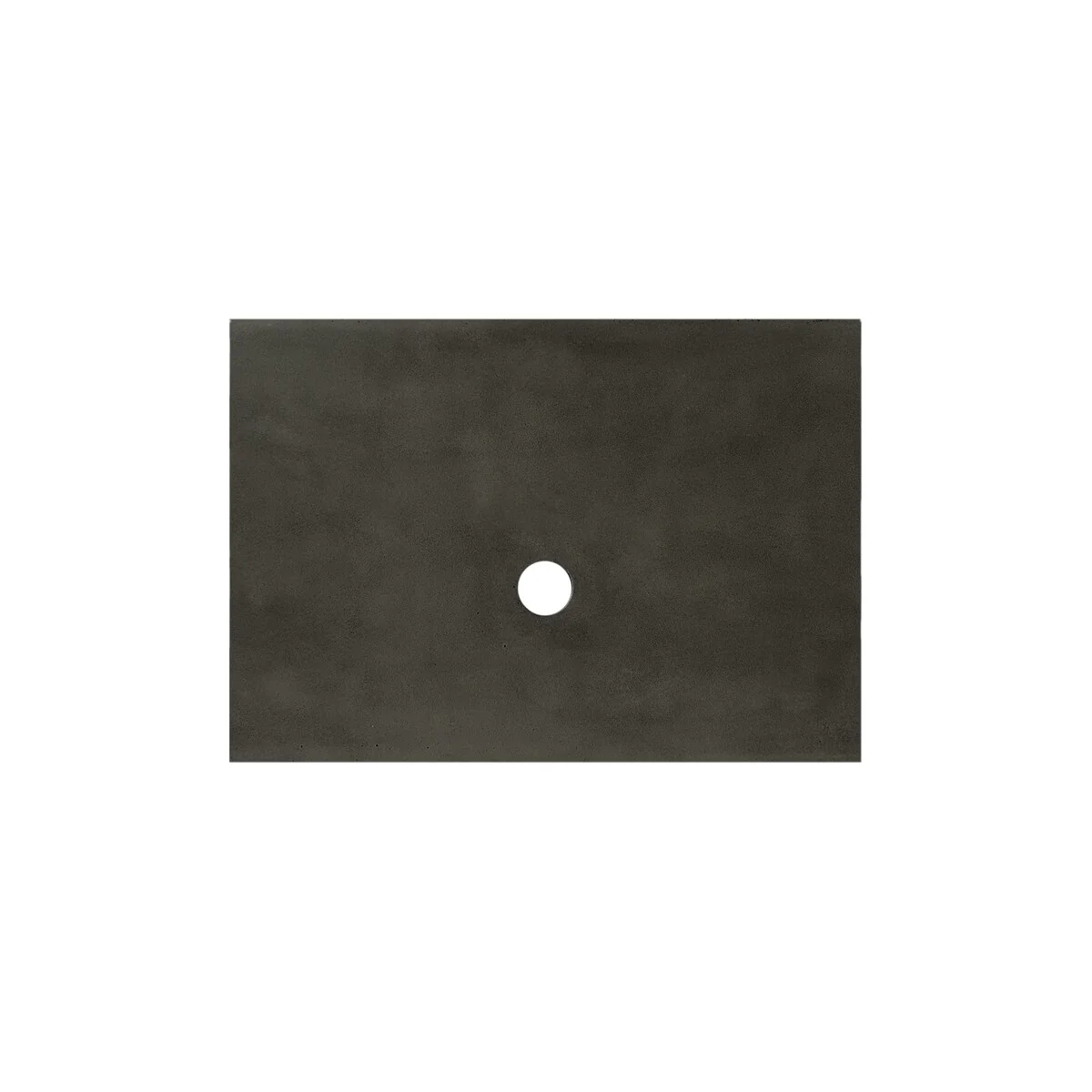 NativeStone Concrete Vanity Top - Vessel Sink Cutout with No Faucet Hole (Top Only)