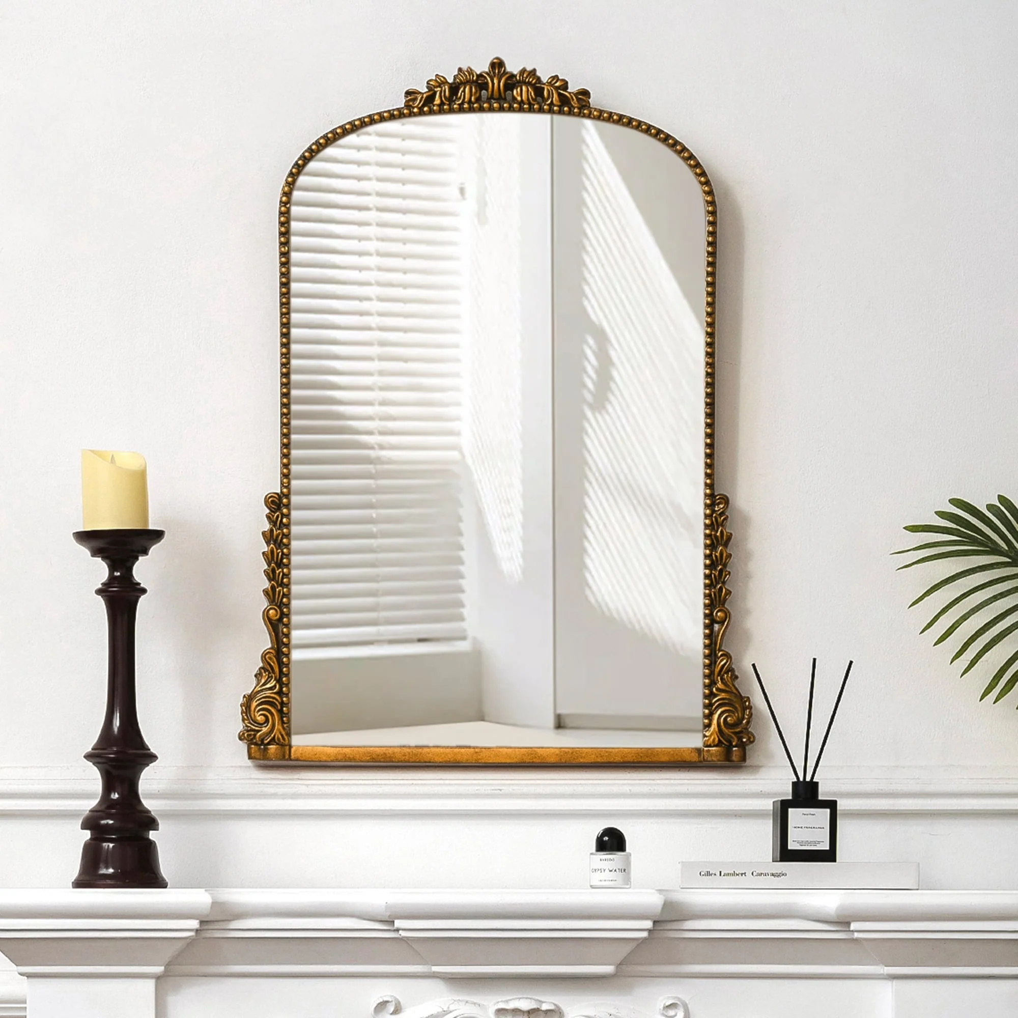 Traditional Baroque Arch Wall Mirror