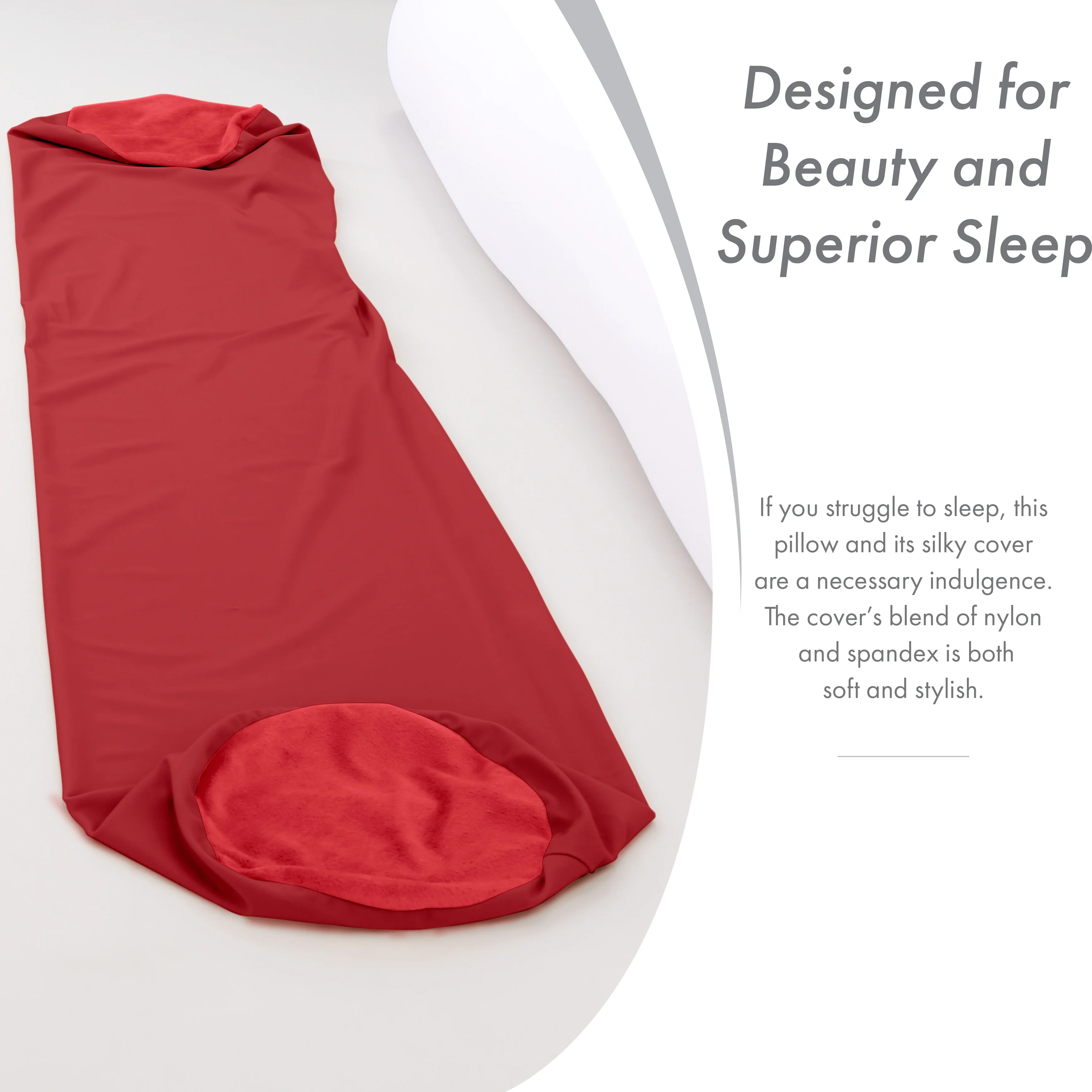 Straight Body Pillow, Premium Microbead,Side Sleeping / Pregnant Women