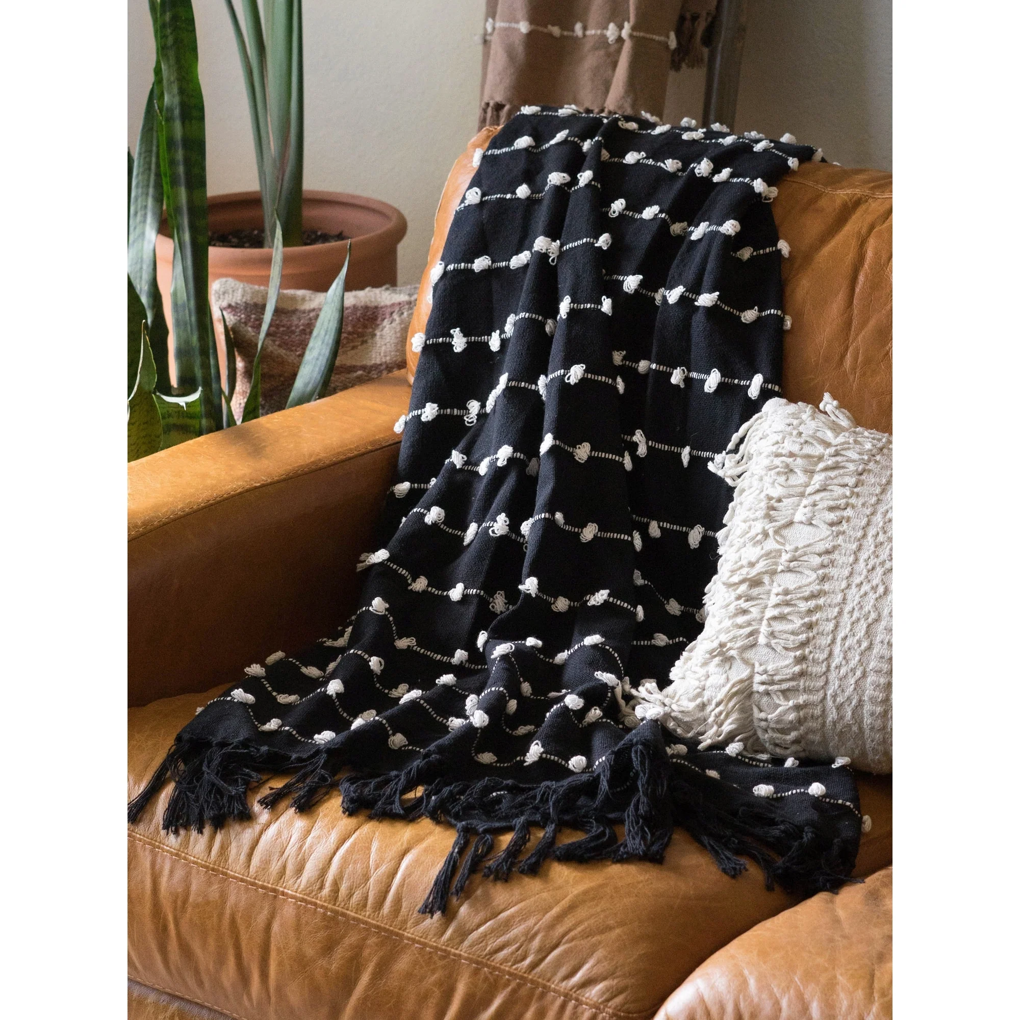 DII Woven Loop Throw