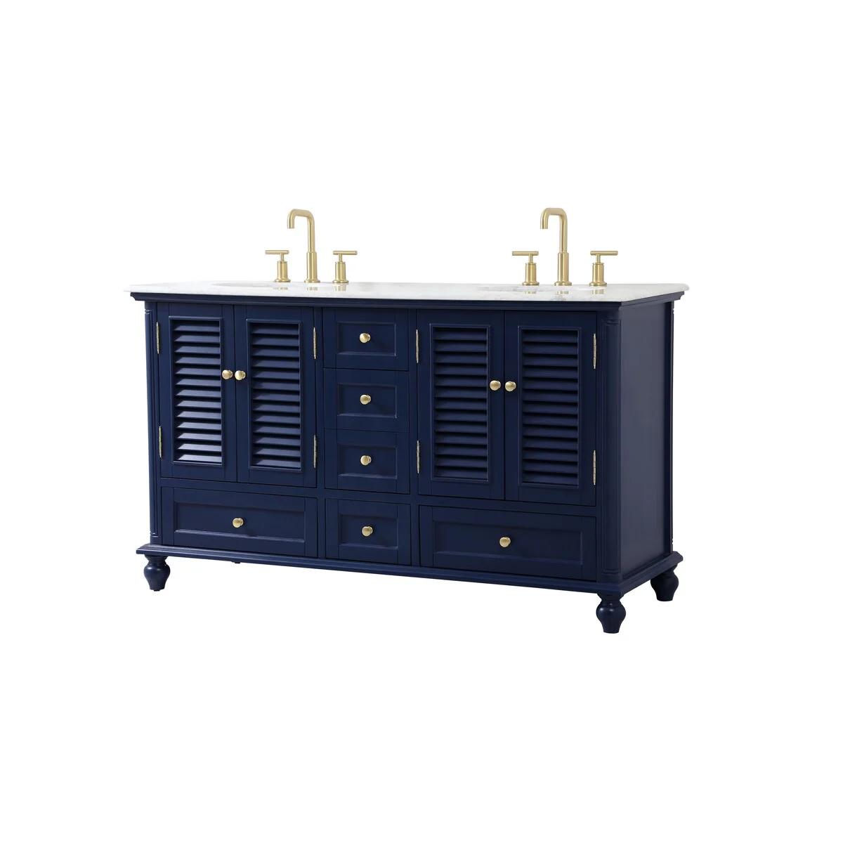 Core 60 Inch Double Bathroom Vanity