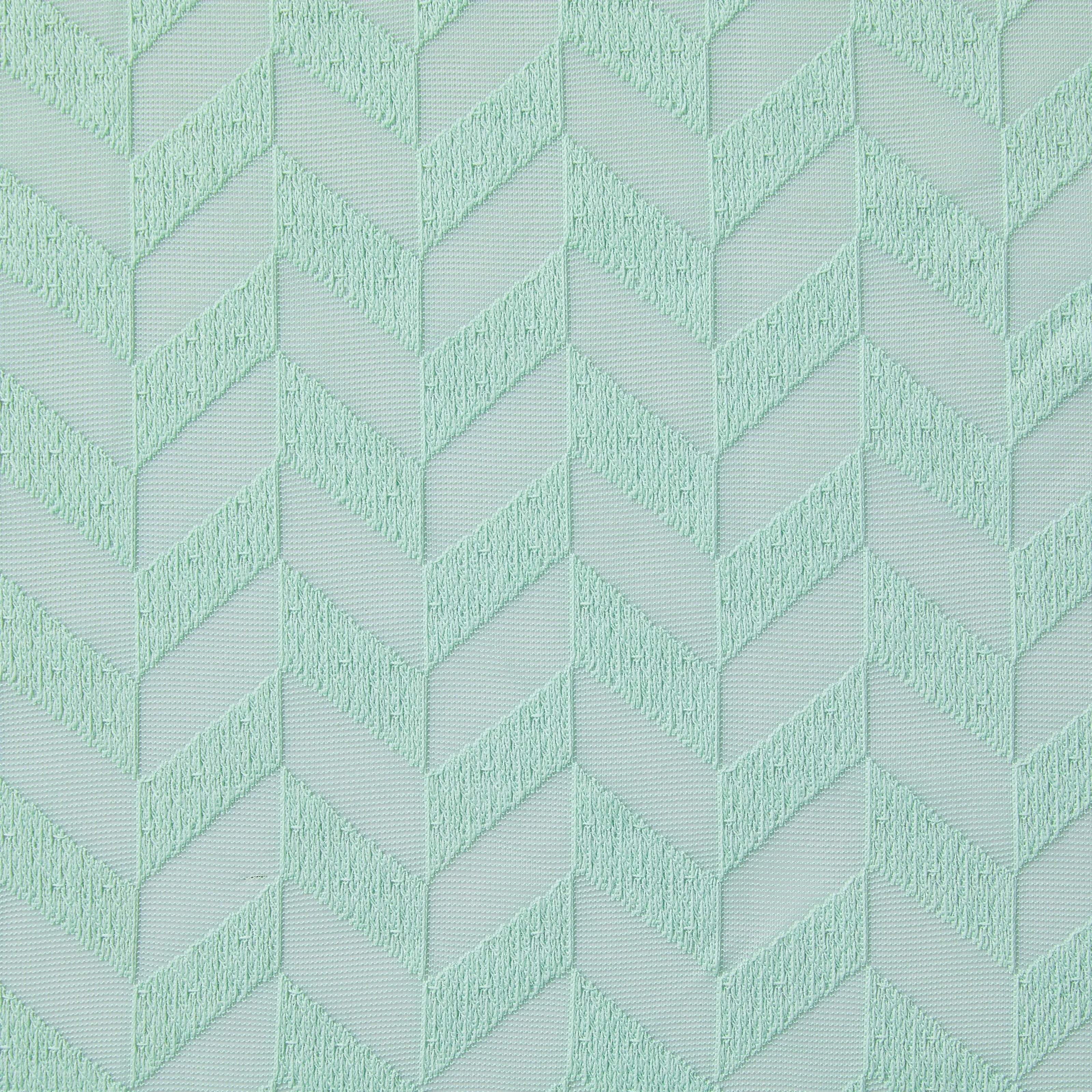 HLC.me Herringbone Lace Thick Semi Sheer Premium Grommet Top Window Curtain Panels Kids Room & Bedroom - Set of 2 Panels